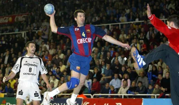 Xavier O'Callaghan, durant un partit amb el Barça | FC Barcelona