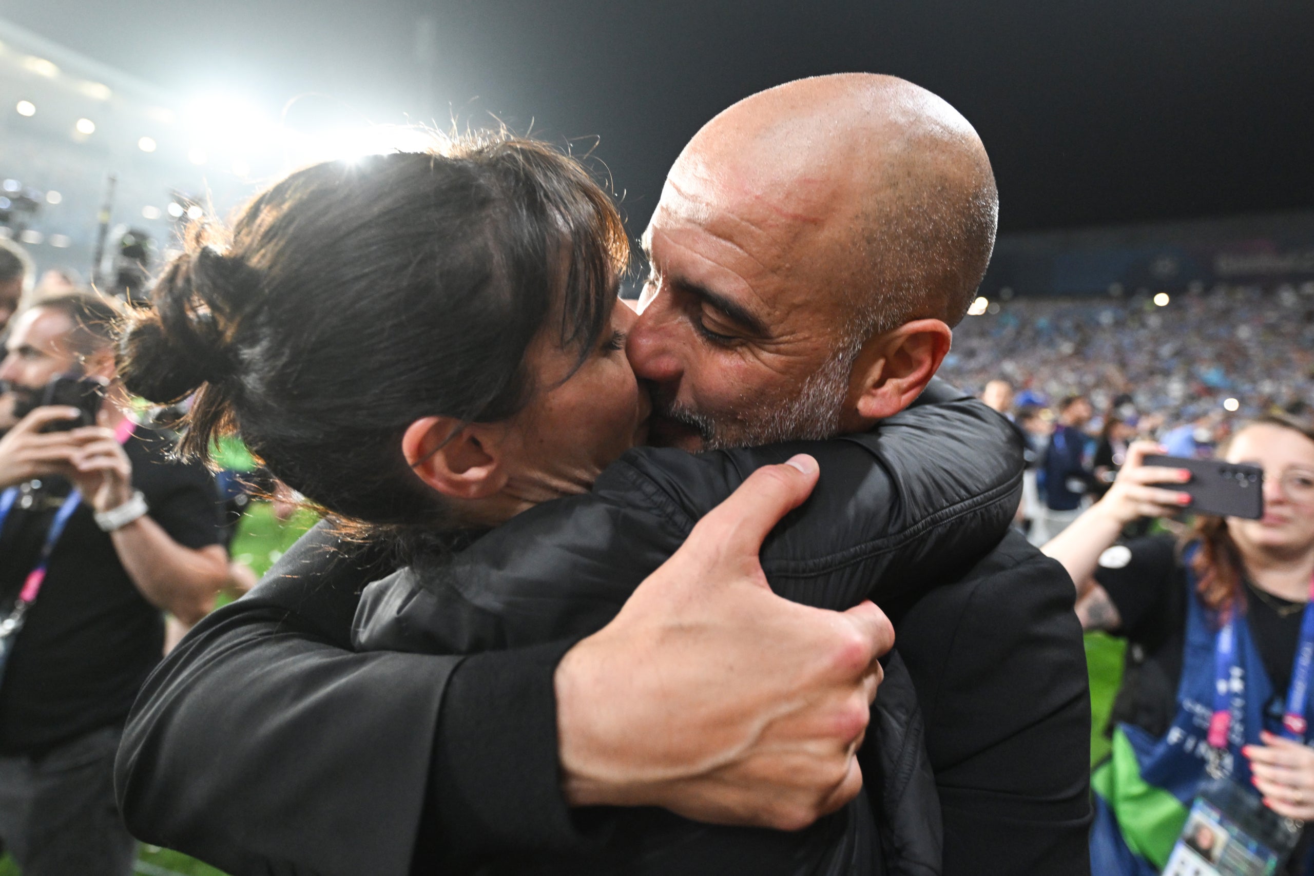 Guardiola i Serra, després de la final de la Champions de 2023 | Europa Press
