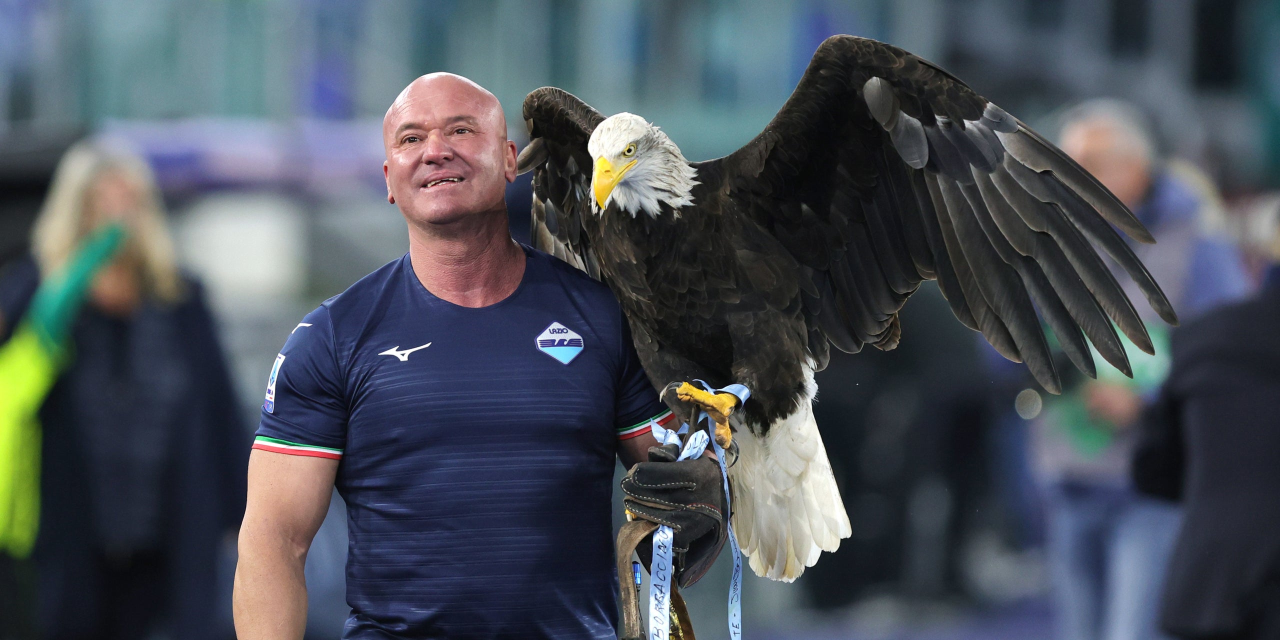 El català i falconer Juan Bernabe, de la Lazio, en una imatge d'arxiu | Europa Press