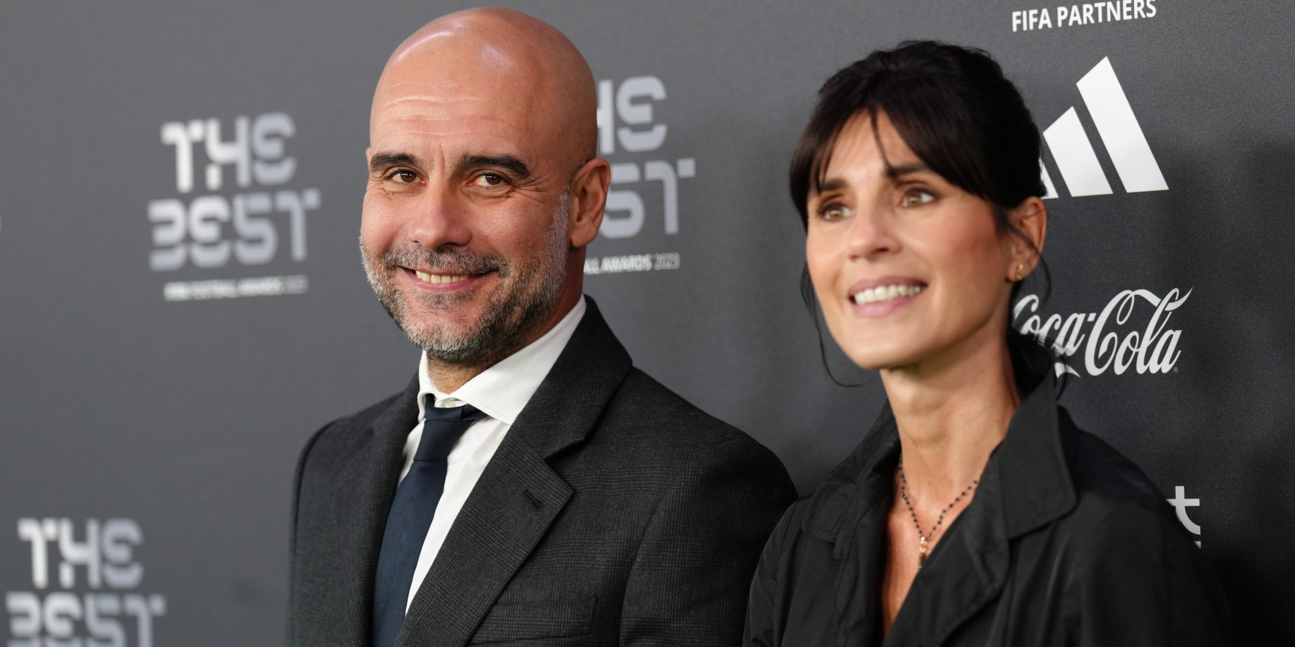 Pep Guardiola i Cristina Serra, en la gala dels premis The Best de la FIFA | Europa Press