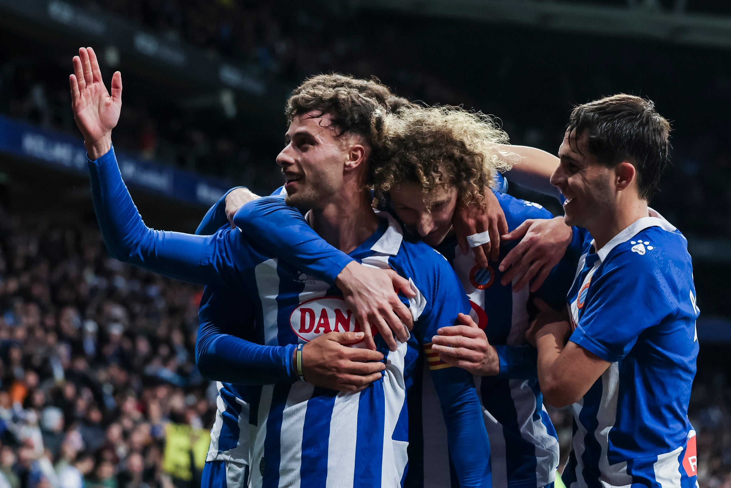 Javi Puado celebra su gol contra el Valladolid | Europa Press