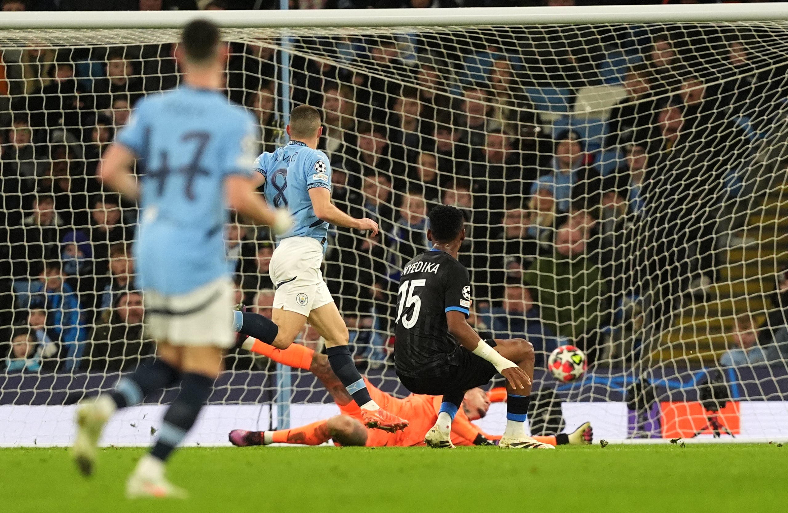 El gol del Bruges a la primera meitat contra el City | Europa Press