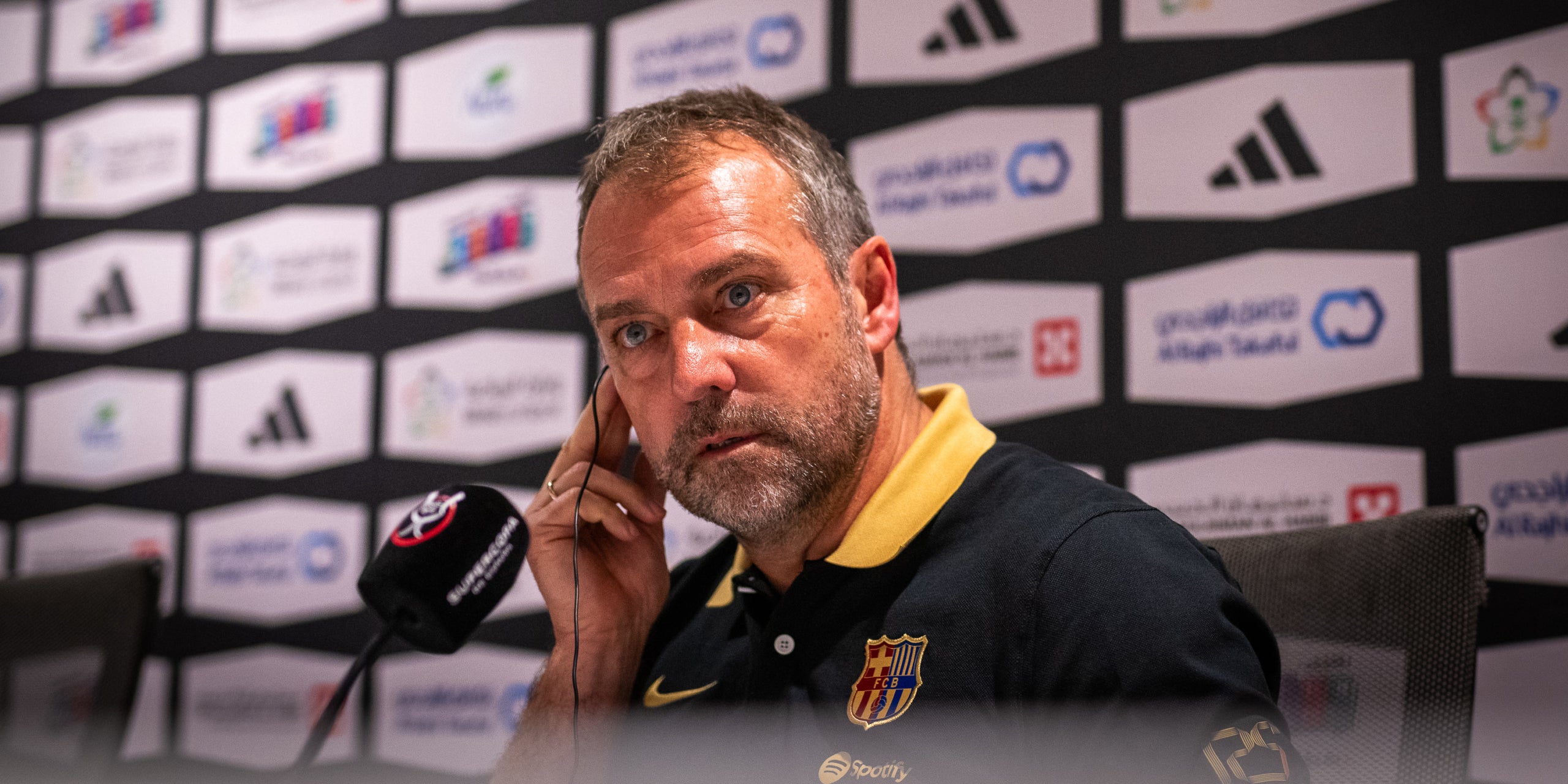 Hansi Flick, durant una roda de premsa | FC Barcelona