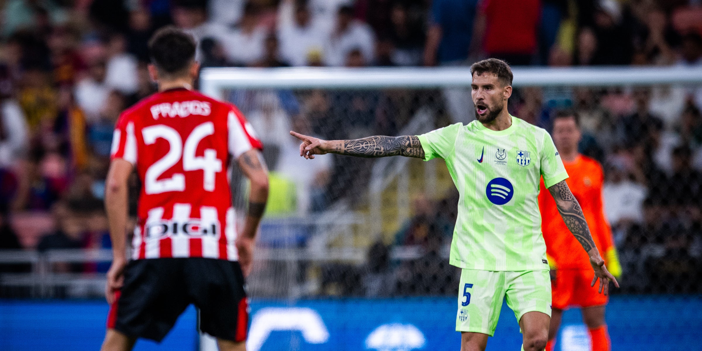 Iñigo Martínez, en el partido de la Supercopa contra el Athletic Club | FC Barcelona