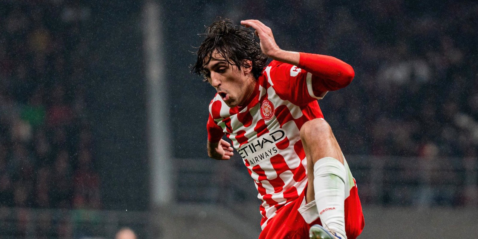 Bryan Gil, durant el Milan-Girona de Champions | Europa Press