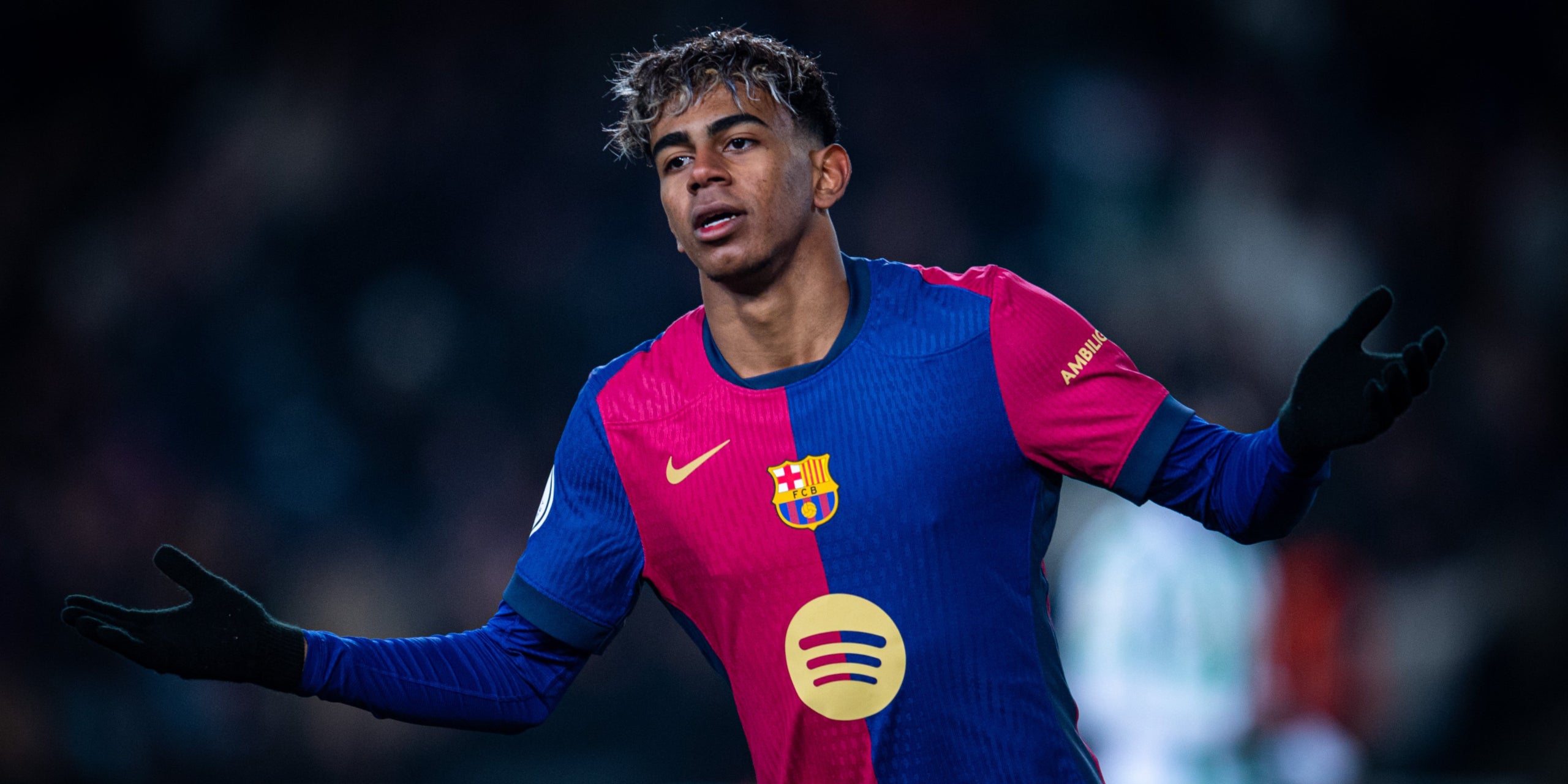 Lamine Yamal, durant un partit amb el Barça | FC Barcelona