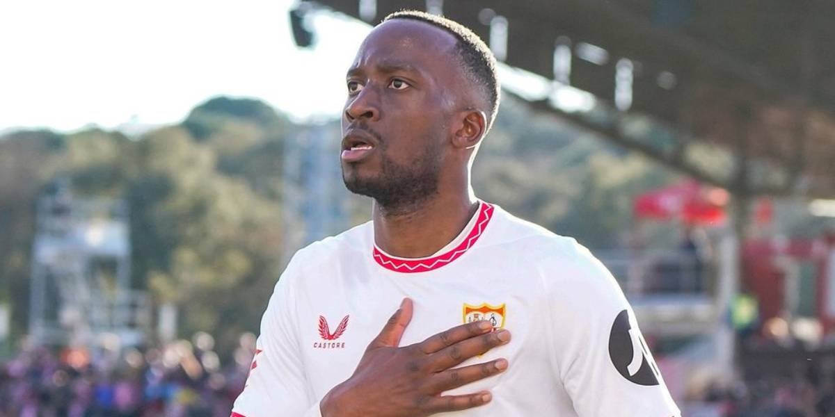 Lukebakio celebra el gol del Sevilla | @SevillaFC