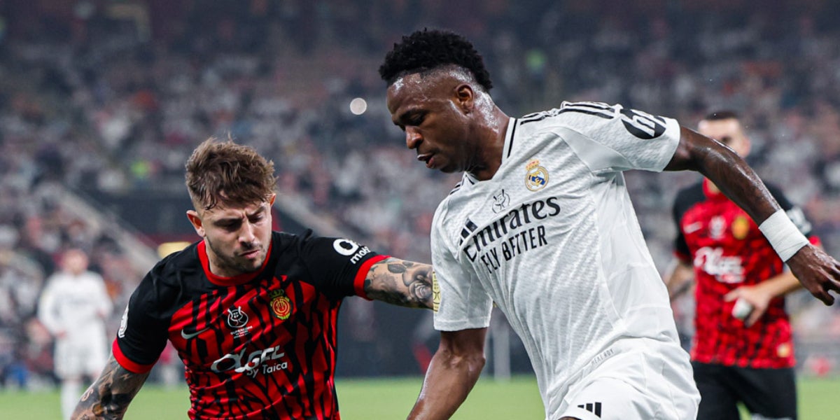 Pablo Maffeo y Vinicius Jr., en el Madrid-Mallorca de la Supercopa | Real Madrid