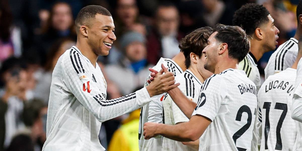 Mbappé i Brahim celebrant un gol | @RealMadrid