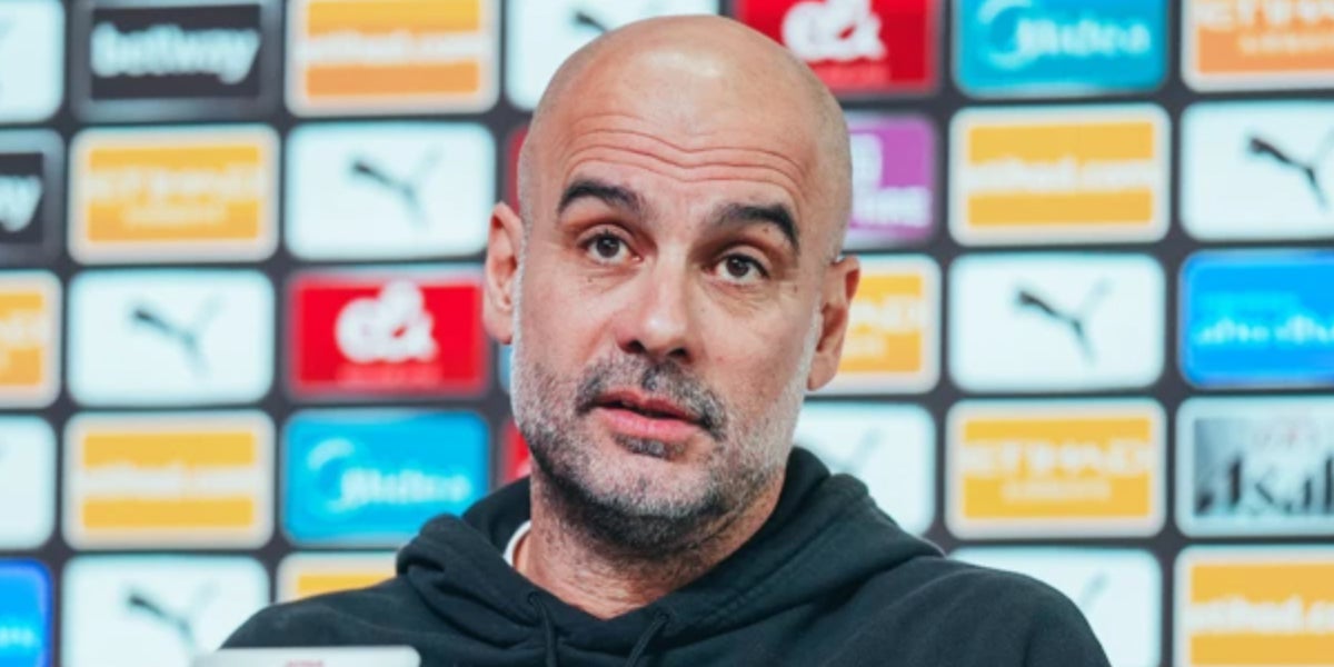 Pep Guardiola, durant una roda de premsa | Manchester City