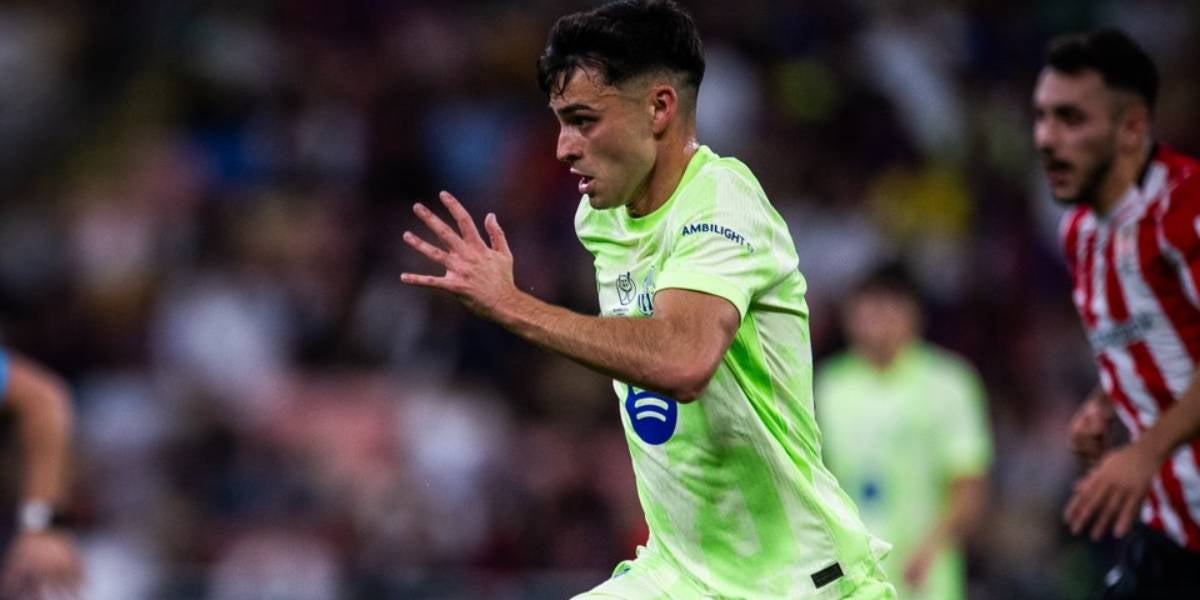 Pedri contra el Athletic Club en la semifinal | @FCBarcelona