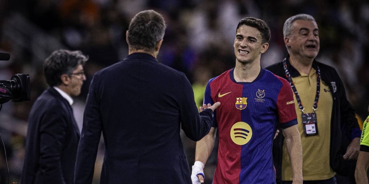 Flick amb Gavi | @FCBarcelona_cat