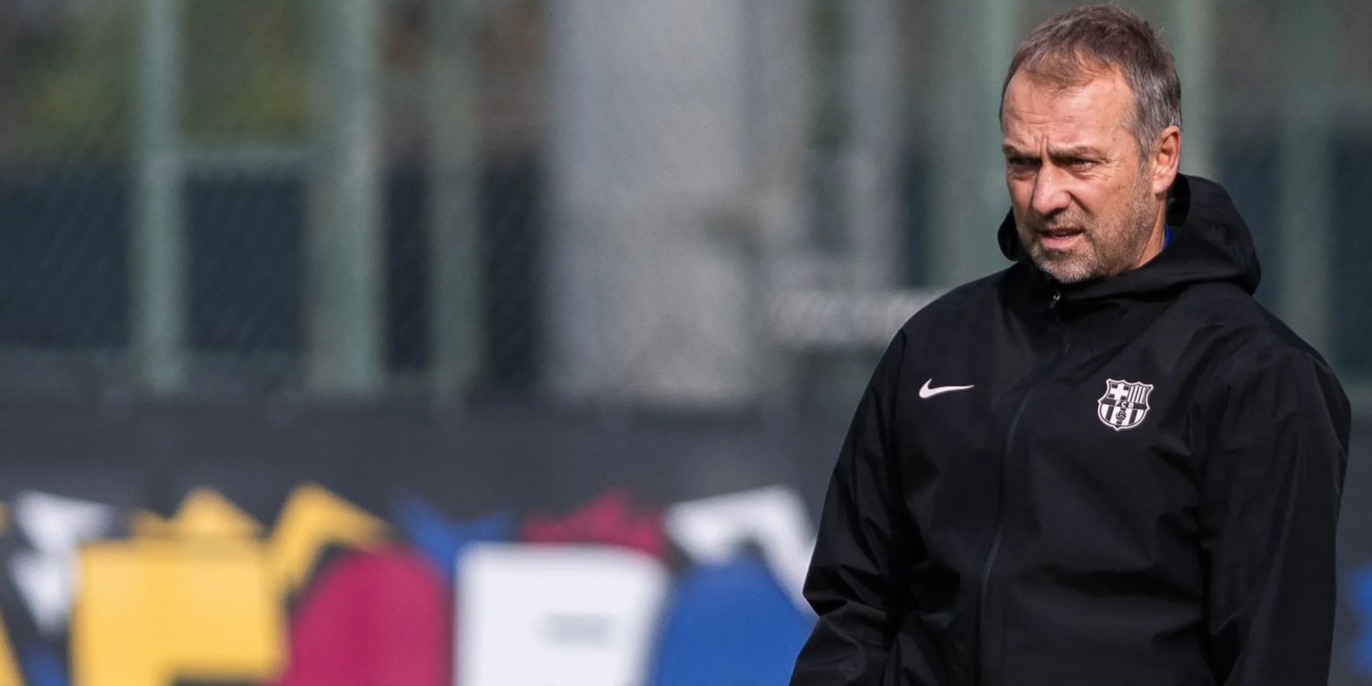 Hansi Flick, durant un entrenament del Barça | FC Barcelona