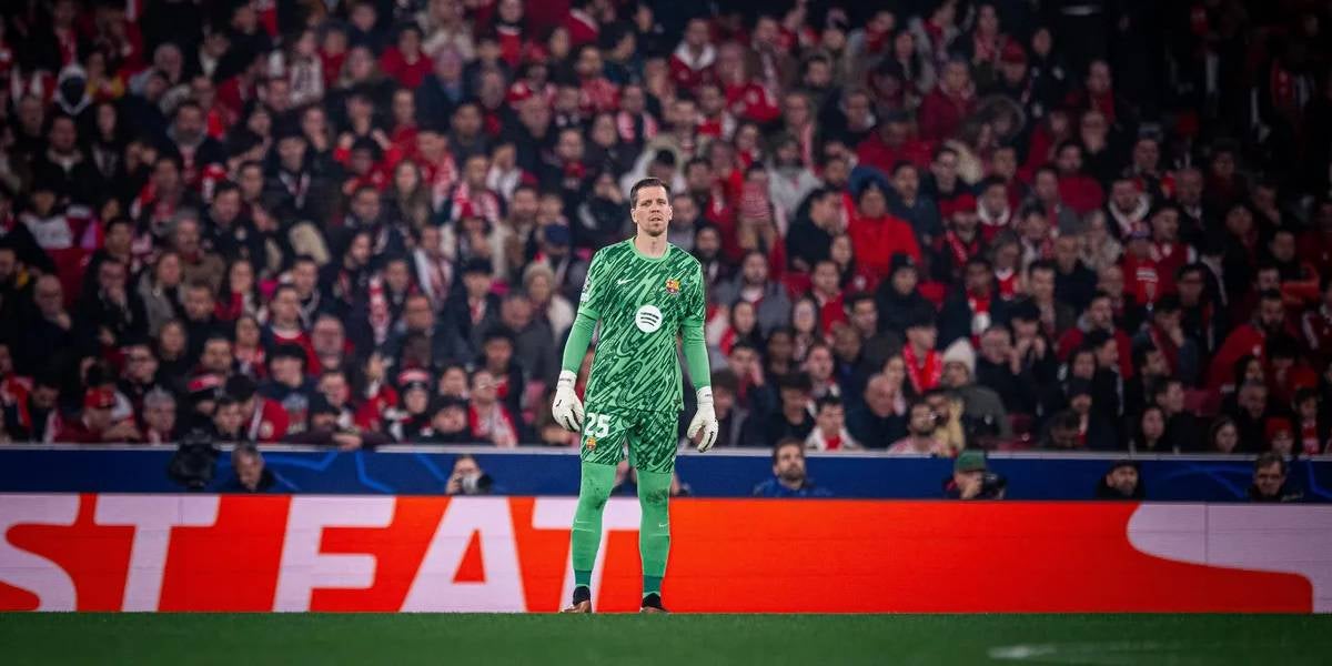 Wojciech Szczesny, durante el Benfica-Barça | FC Barcelona