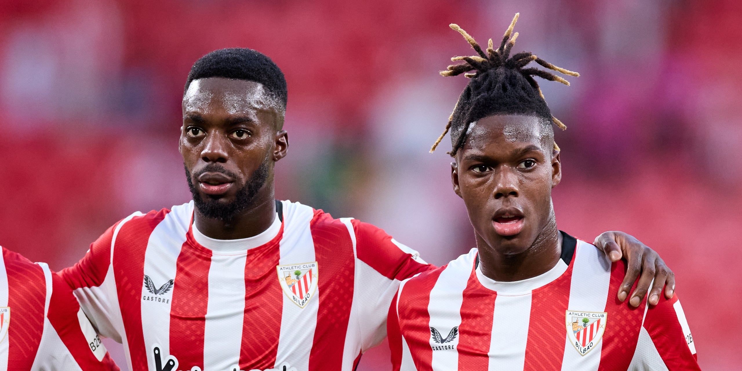 Nico e Iñaki Williams, durante un partido con el Athletic Club | Europa Press