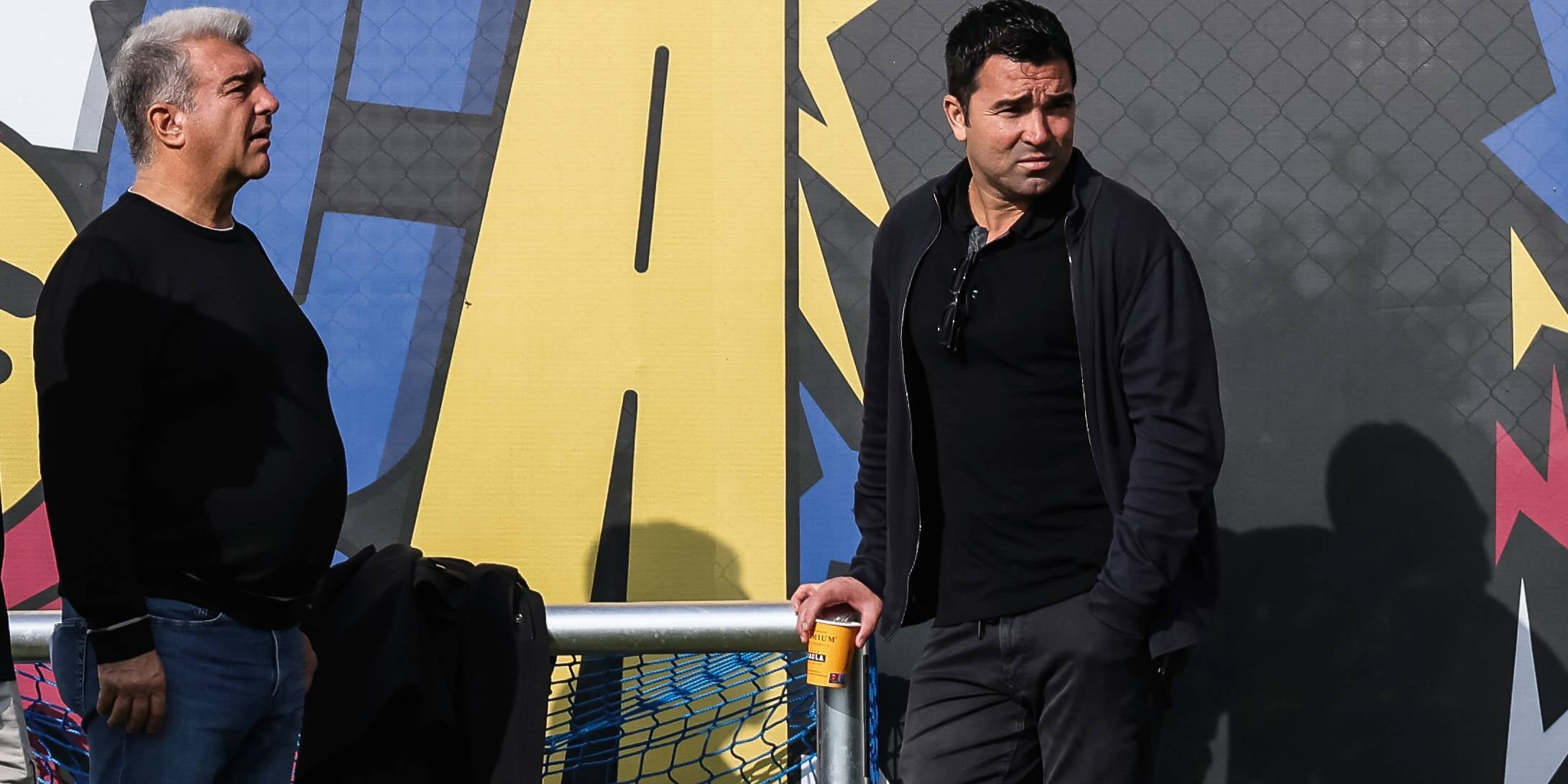 Deco, amb Joan Laporta | Europa Press