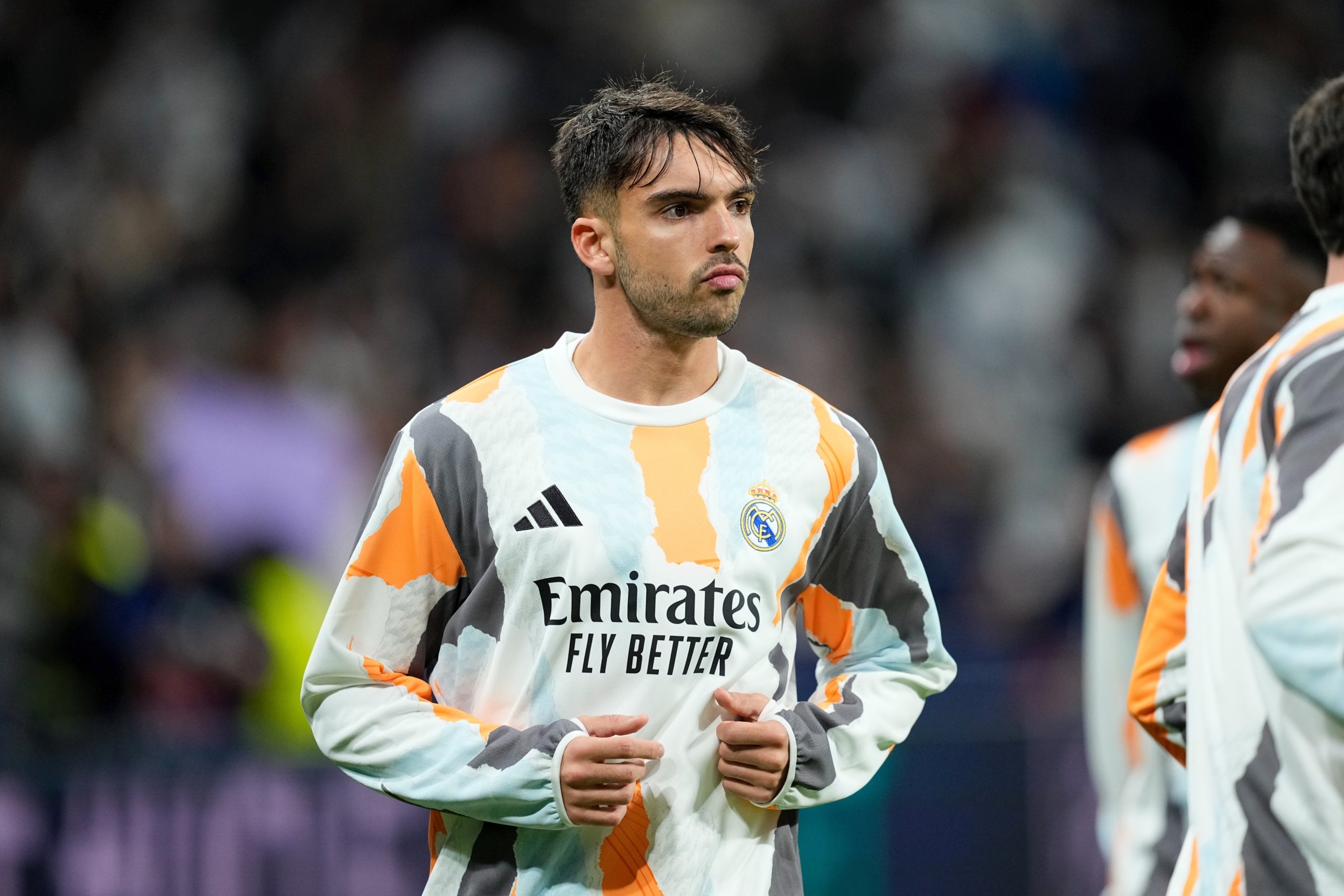 Raúl Asencio, abans d'un partit amb el Madrid | Europa Press