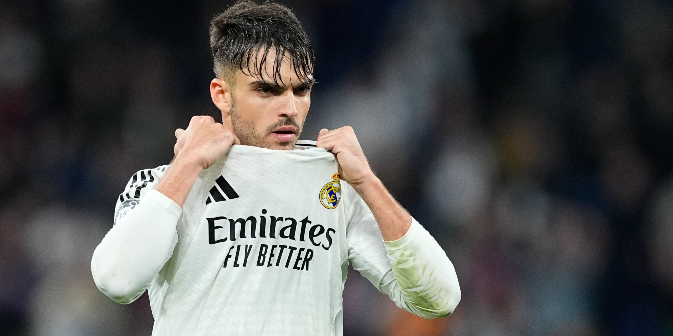 Raúl Asencio, durant un partit amb el Madrid | Europa Press