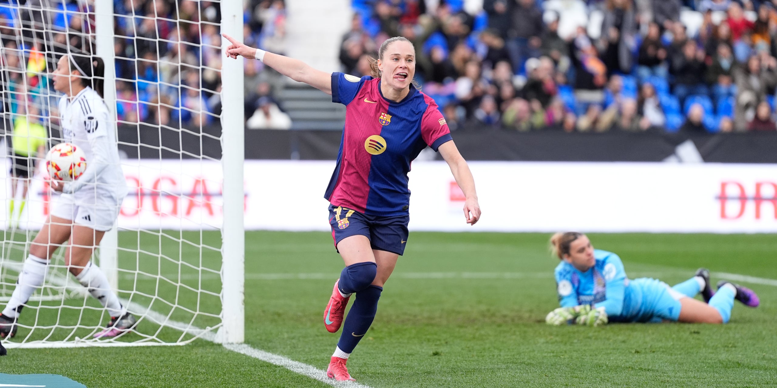 Ewa Pajor celebra un gol contra el Madrid | Europa Press