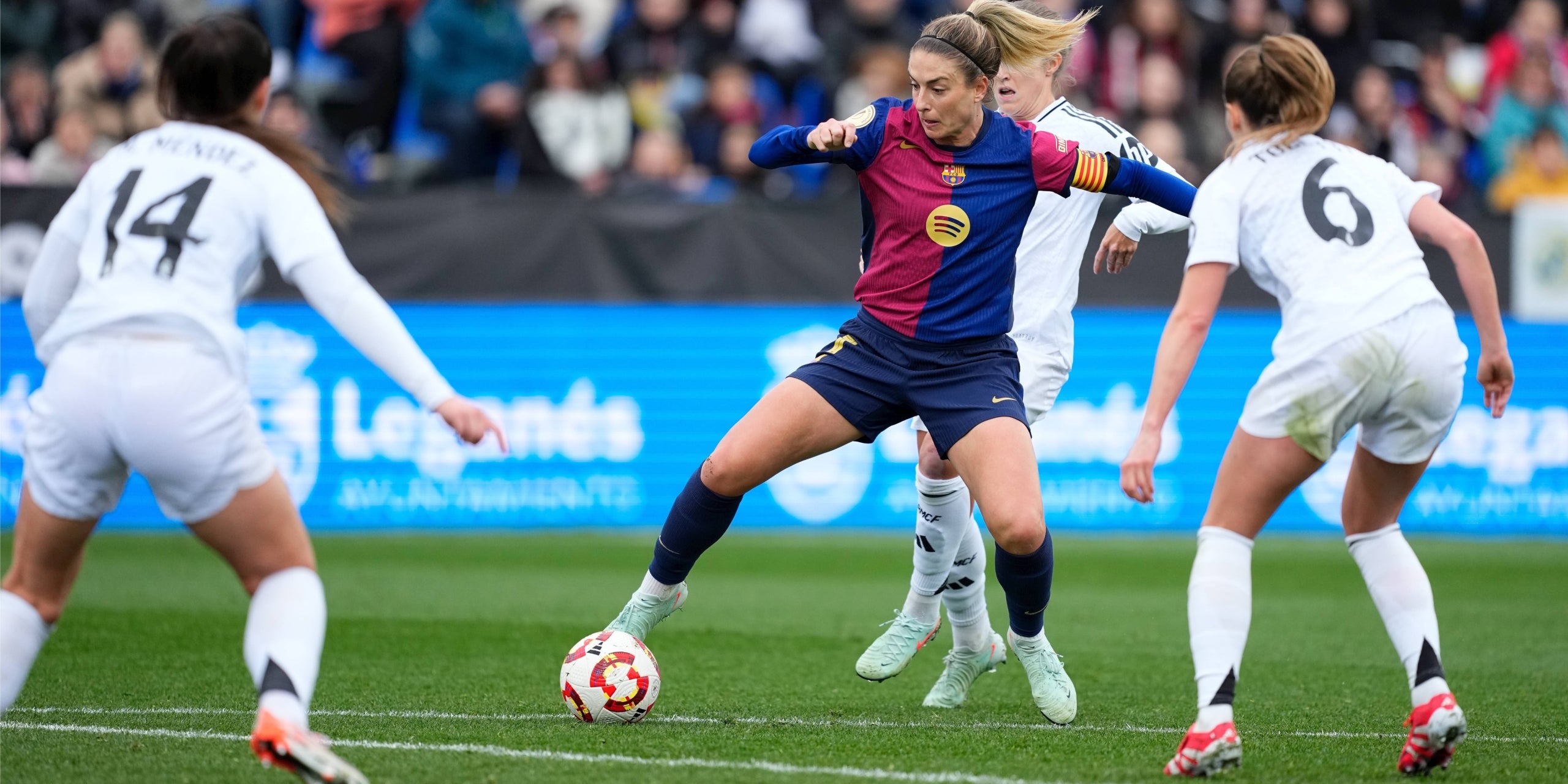 Alexia Putellas, durant un partit contra el Madrid | Europa Press