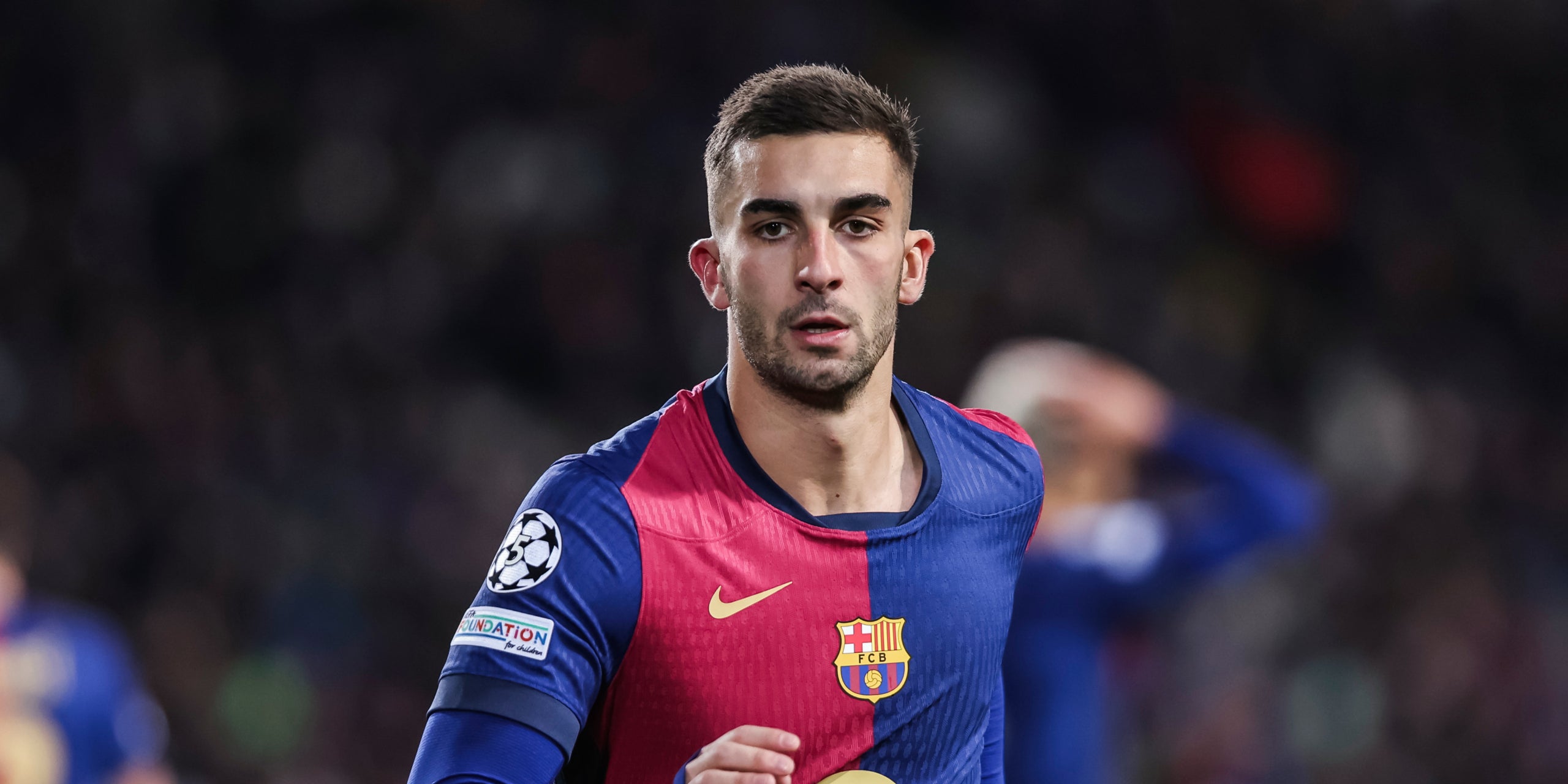 Ferran Torres, durante un partido con el Barça | Europa Press