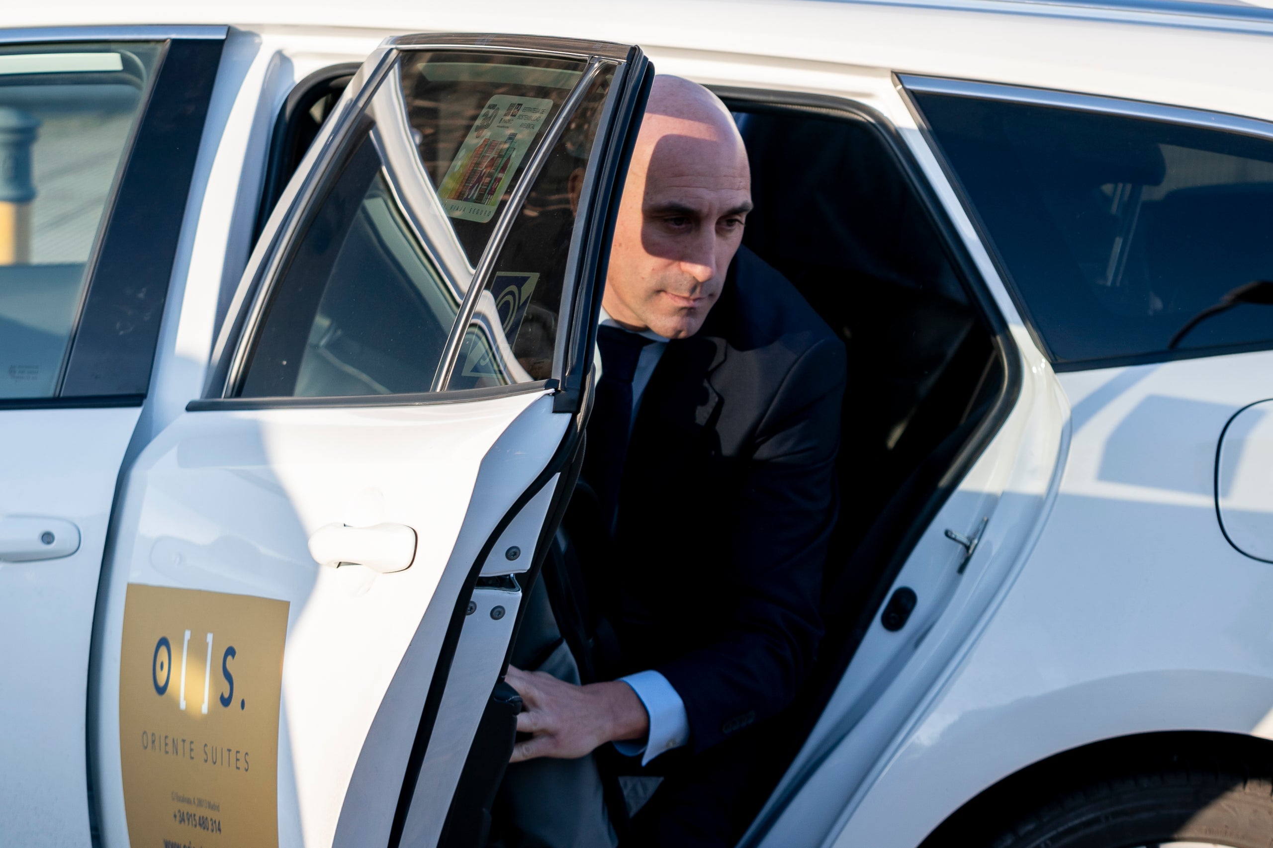 Luis Rubiales, en la seva arribada a l'Audiència Nacional | Europa Press