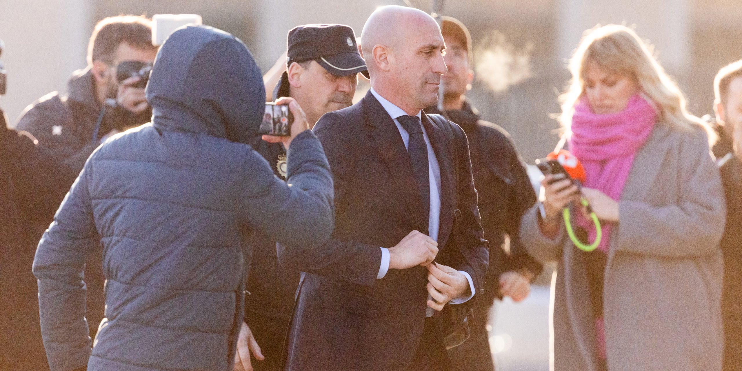 Luis Rubiales, en la seva arribada a l'Audiència Nacional | Europa Press