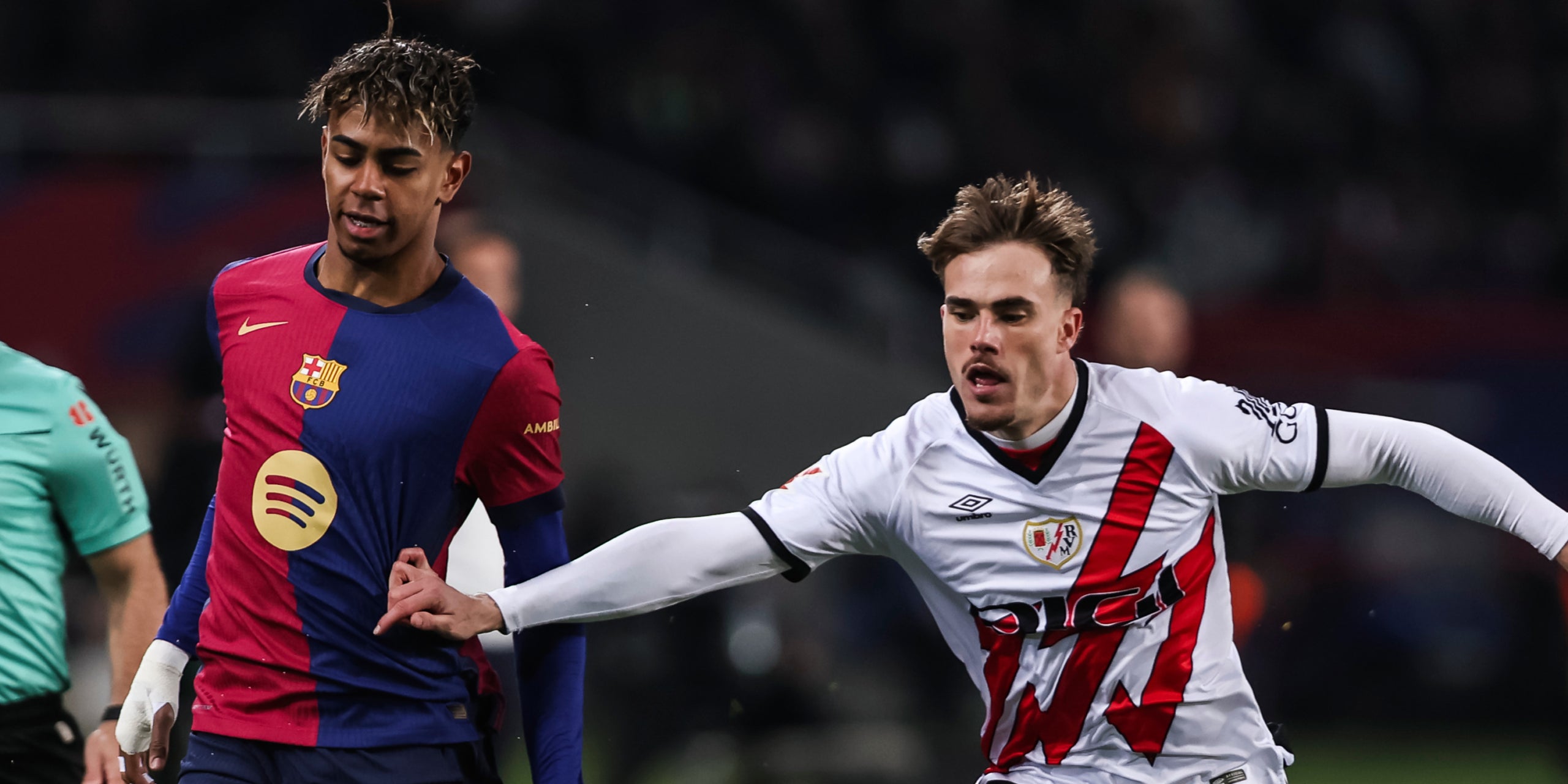 Lamine Yamal, durante el Barça-Rayo de Liga | Europa Press