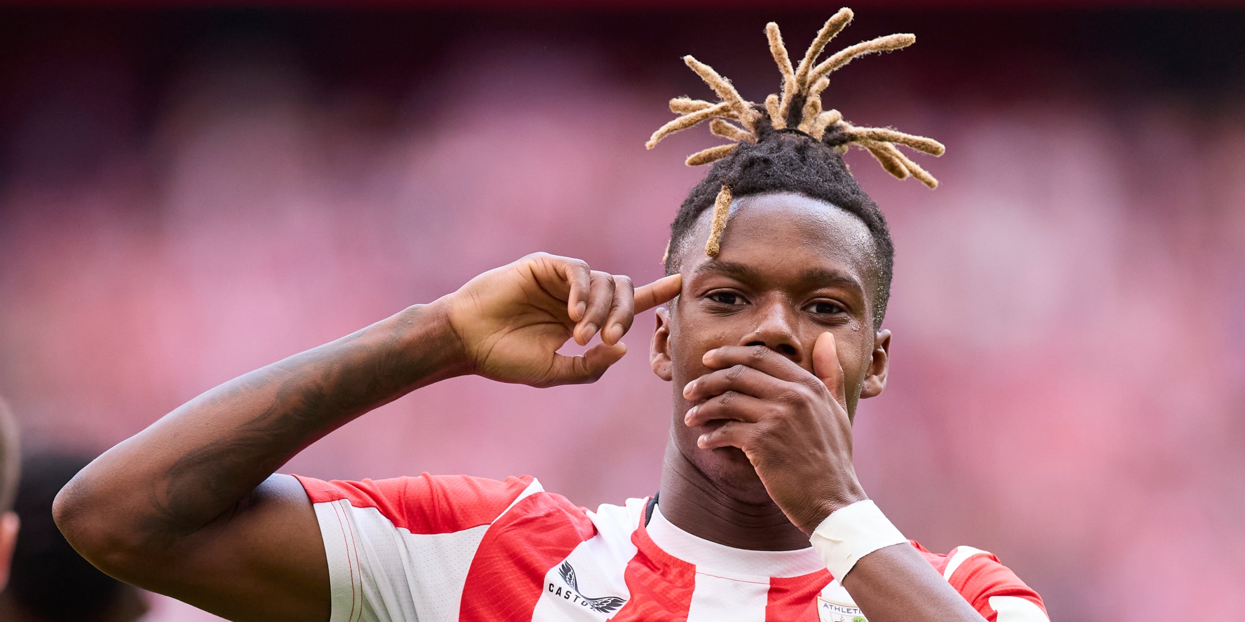 Nico Williams, celebrando un gol con el Athletic Club | Europa Press