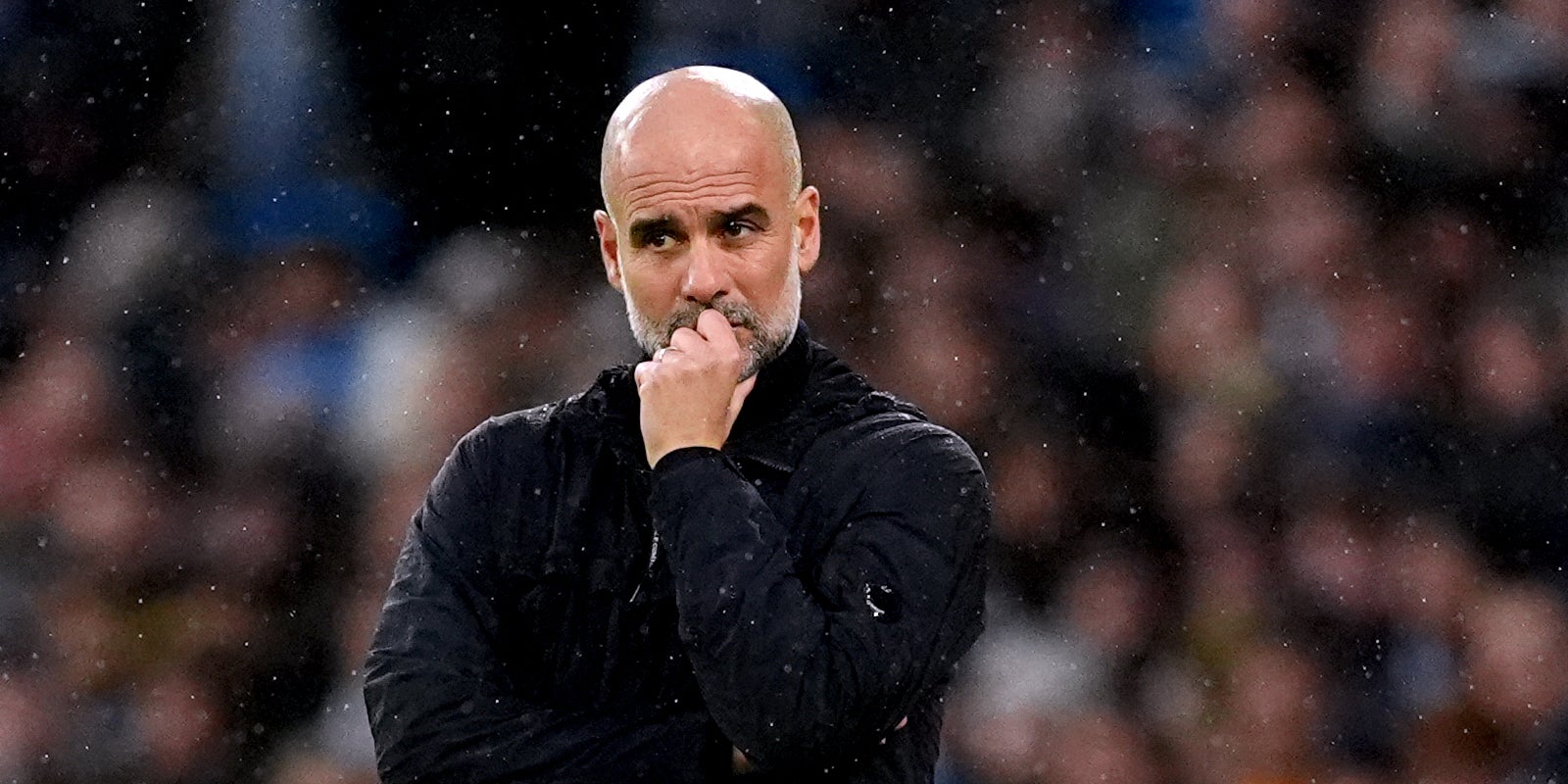 Pep Guardiola, durant un partit amb el Manchester City | Europa Press