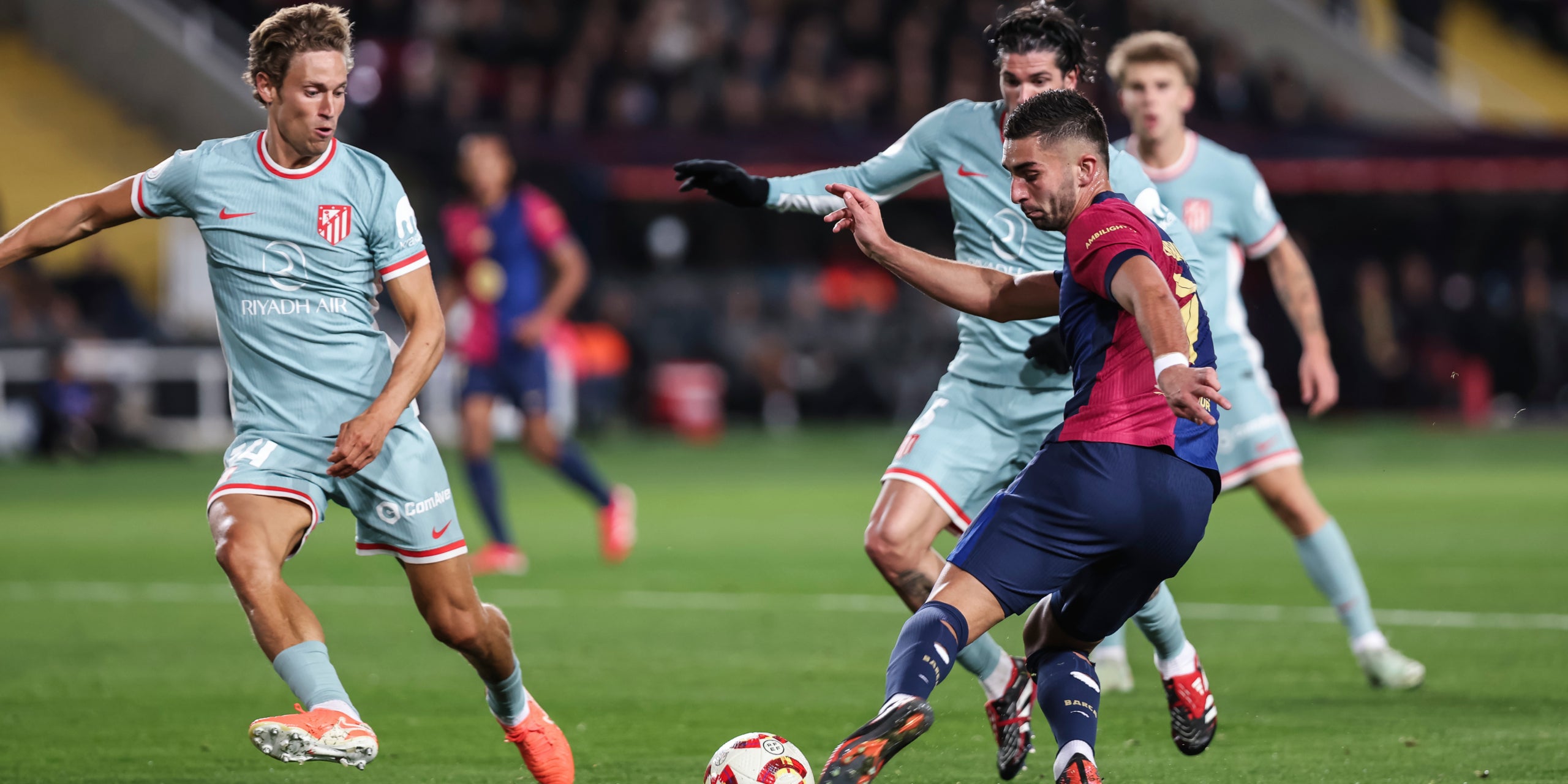 Ferran Torres, durant el Barça-Atlètic de Madrid | Europa Press