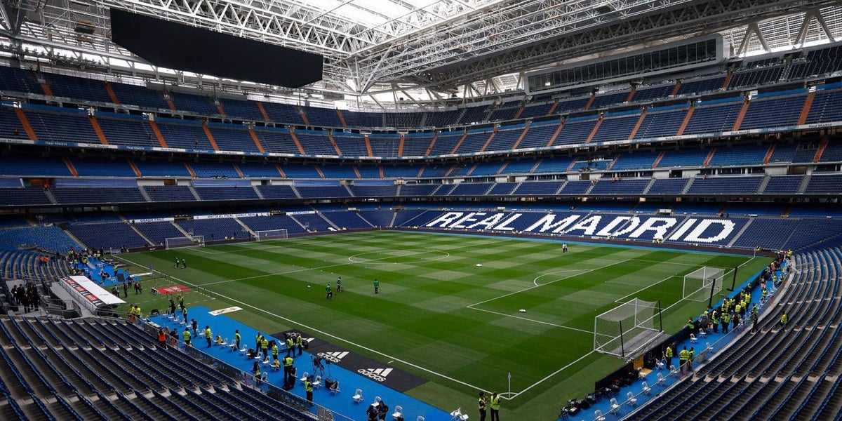 El Estadio Santiago Bernabéu, en una imagen de archivo | Europa Press