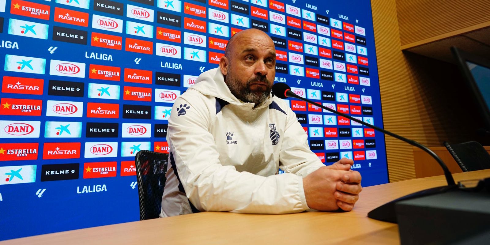 Manolo González, durante una rueda de prensa | RCD Espanyol