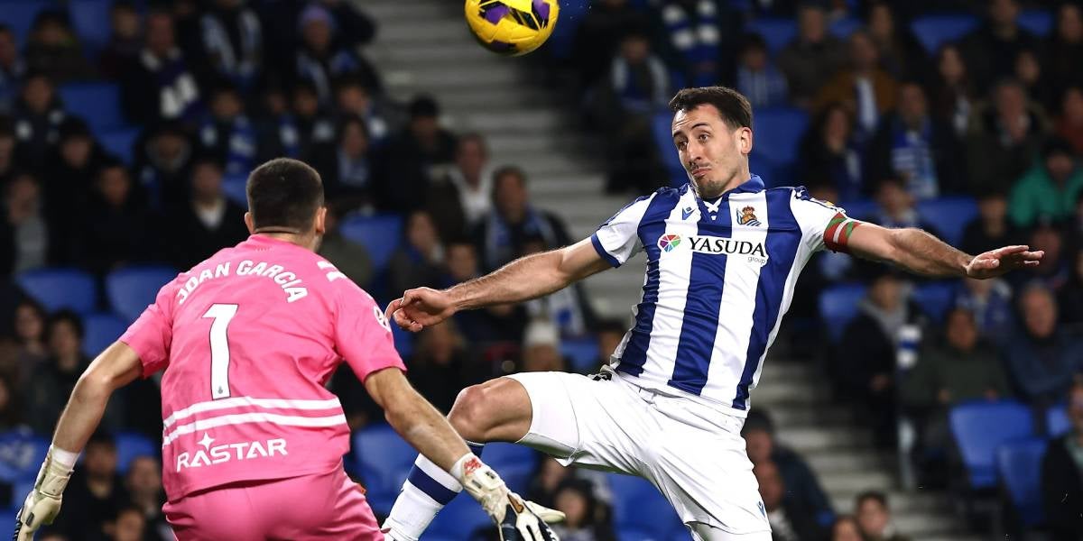Joan García no ha pogut evitar la derrota perica | @RealSociedad