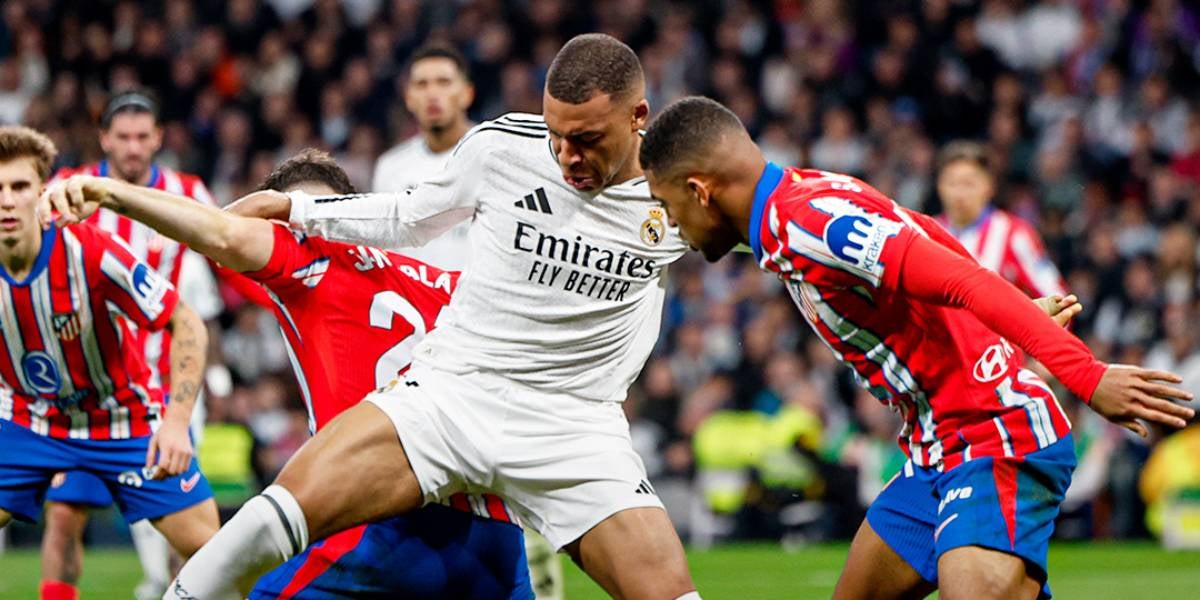 Mbappé durante el derbi madrileño | @RealMadrid