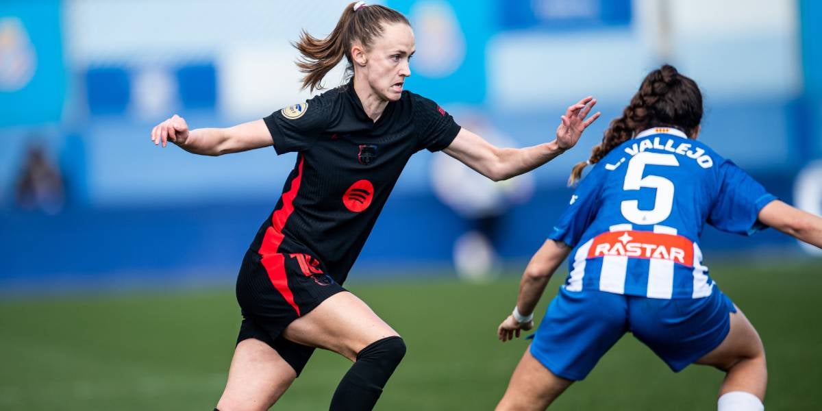 Caroline Graham Hansen a la Ciutat Esportiva Dani Jarque | @FCBFemeni