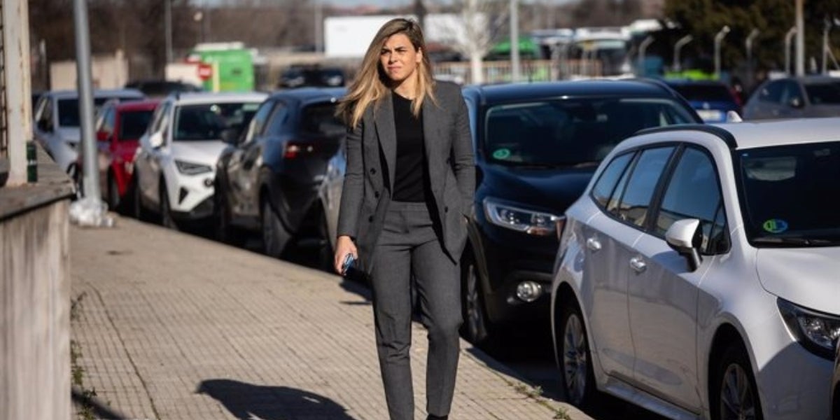 Misa Rodríguez, en la seva arribada a l'Audiència Nacional pel judici a Rubiales | Europa Press