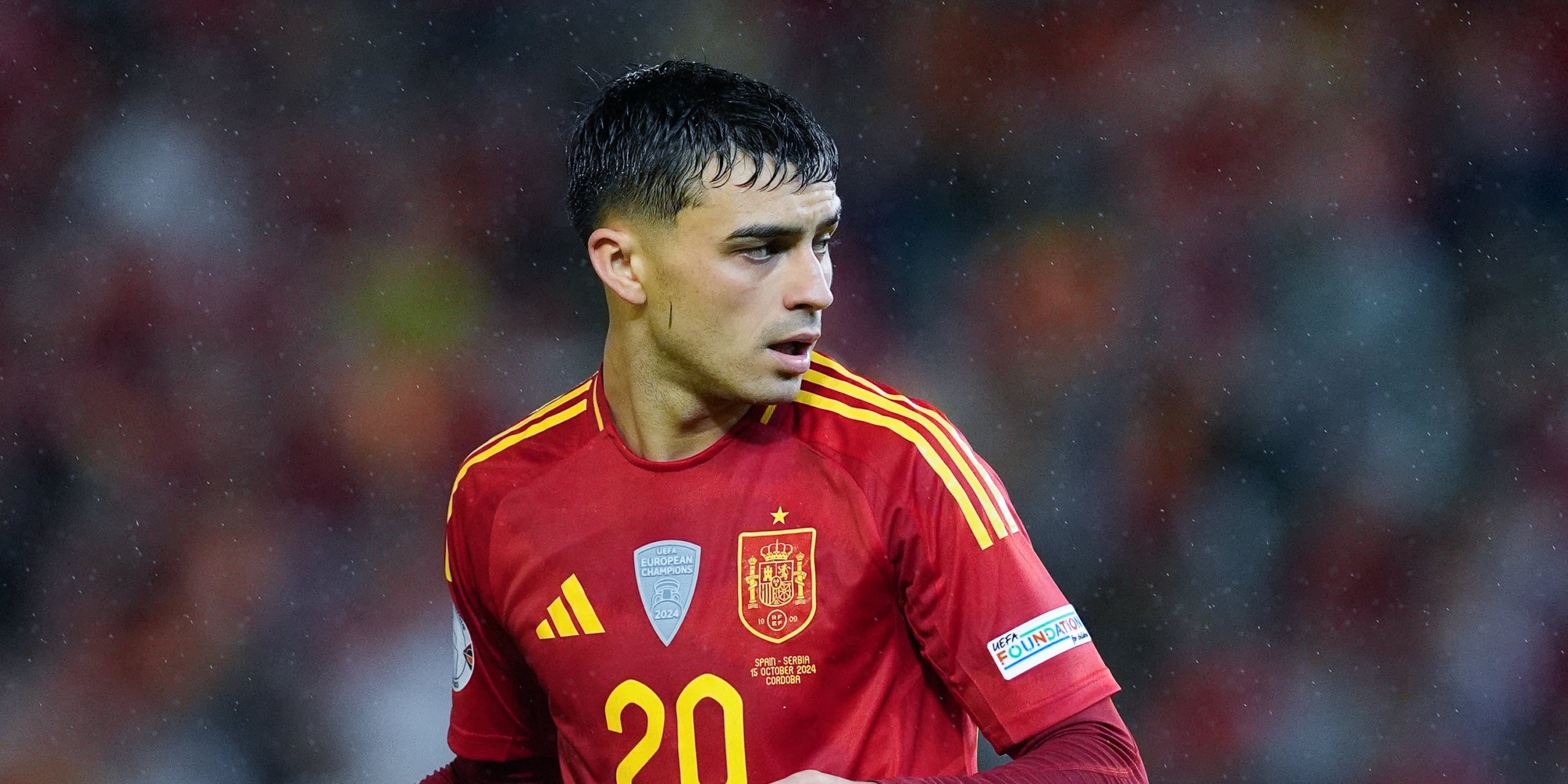 Pedri, durant un partit amb la selecció espanyola | Europa Press