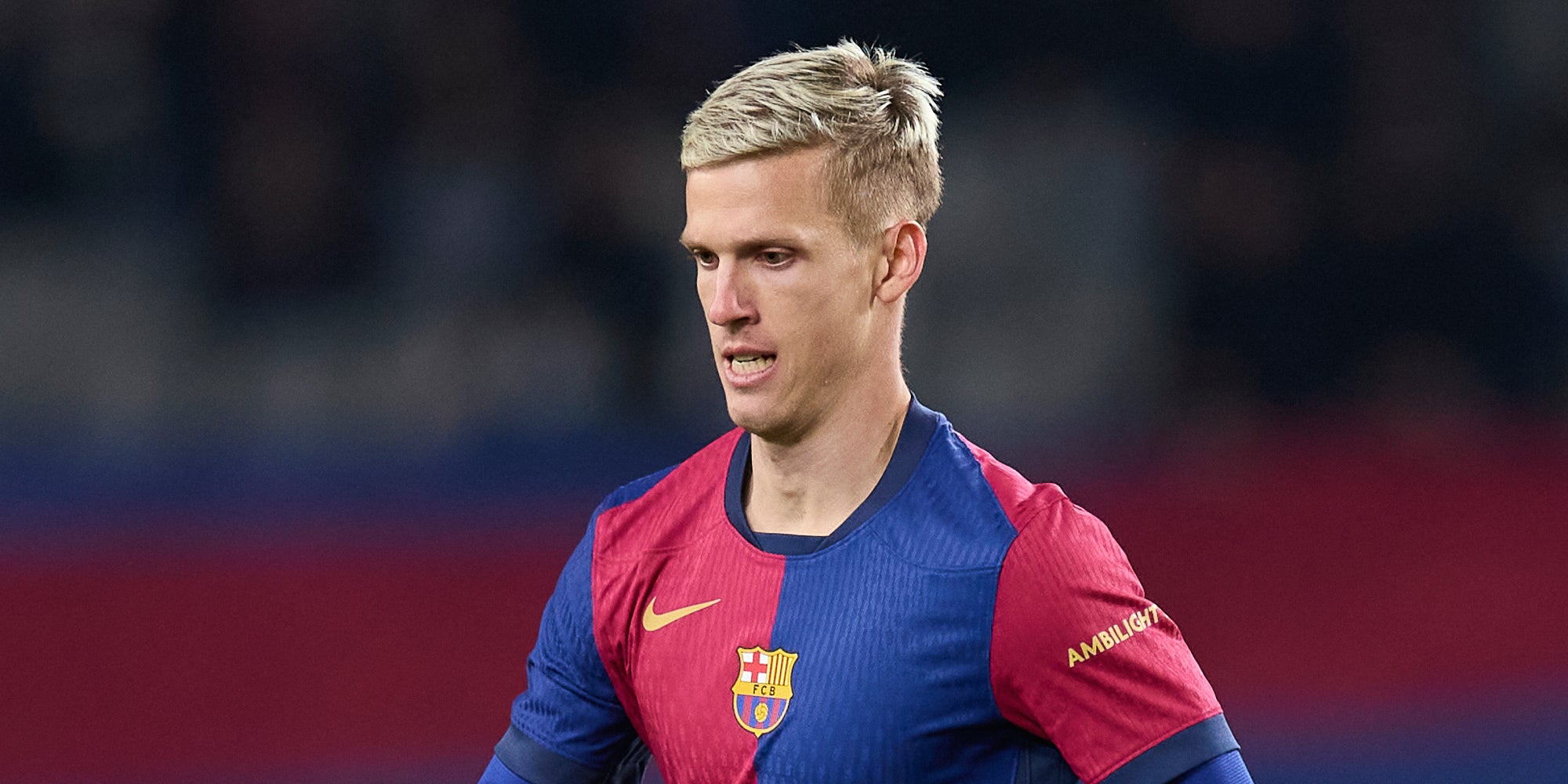 Dani Olmo, durant un partit amb el Barça | Europa Press