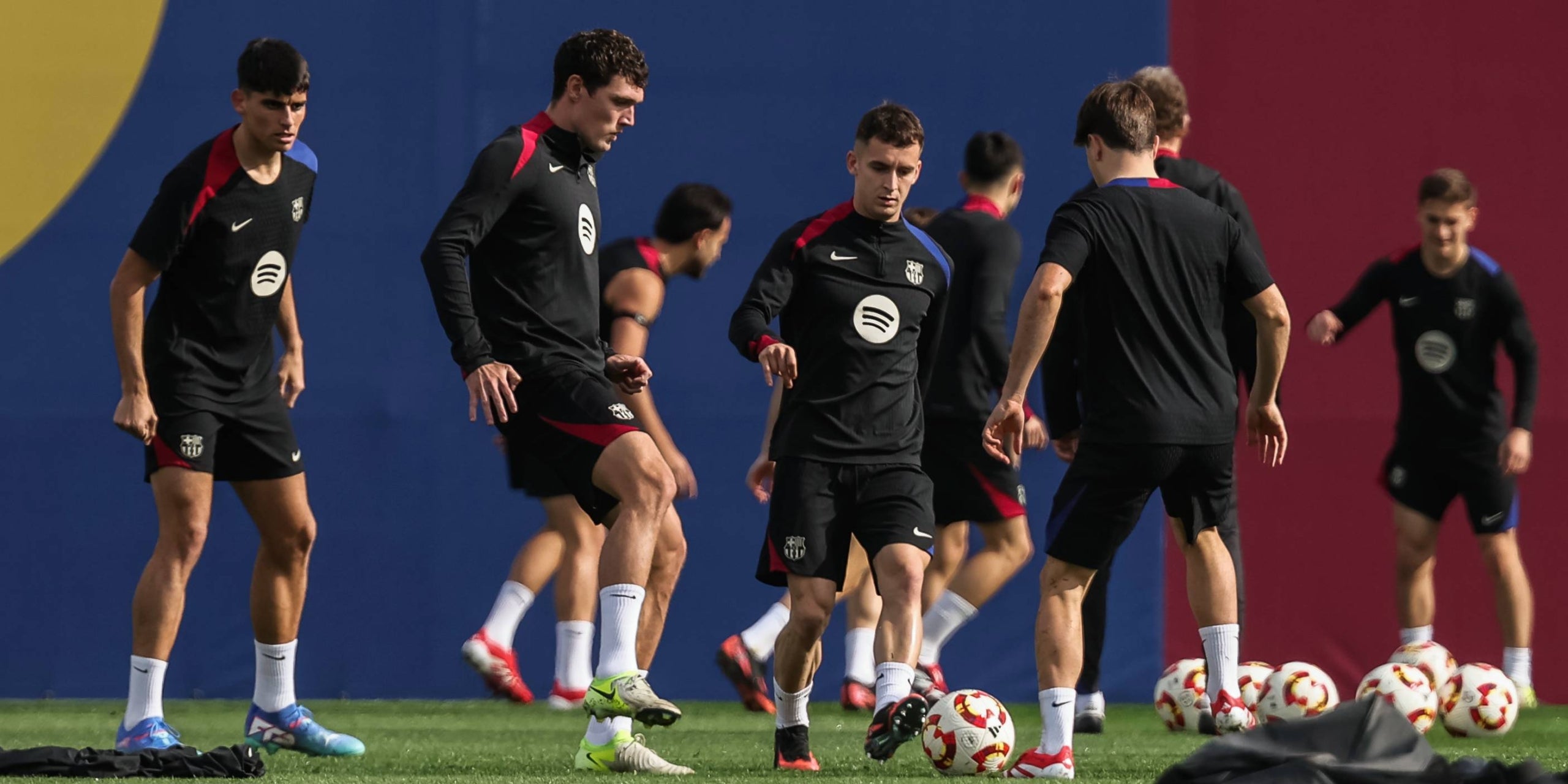 Andreas Christensen durant un entrenament del Barça | Europa Press