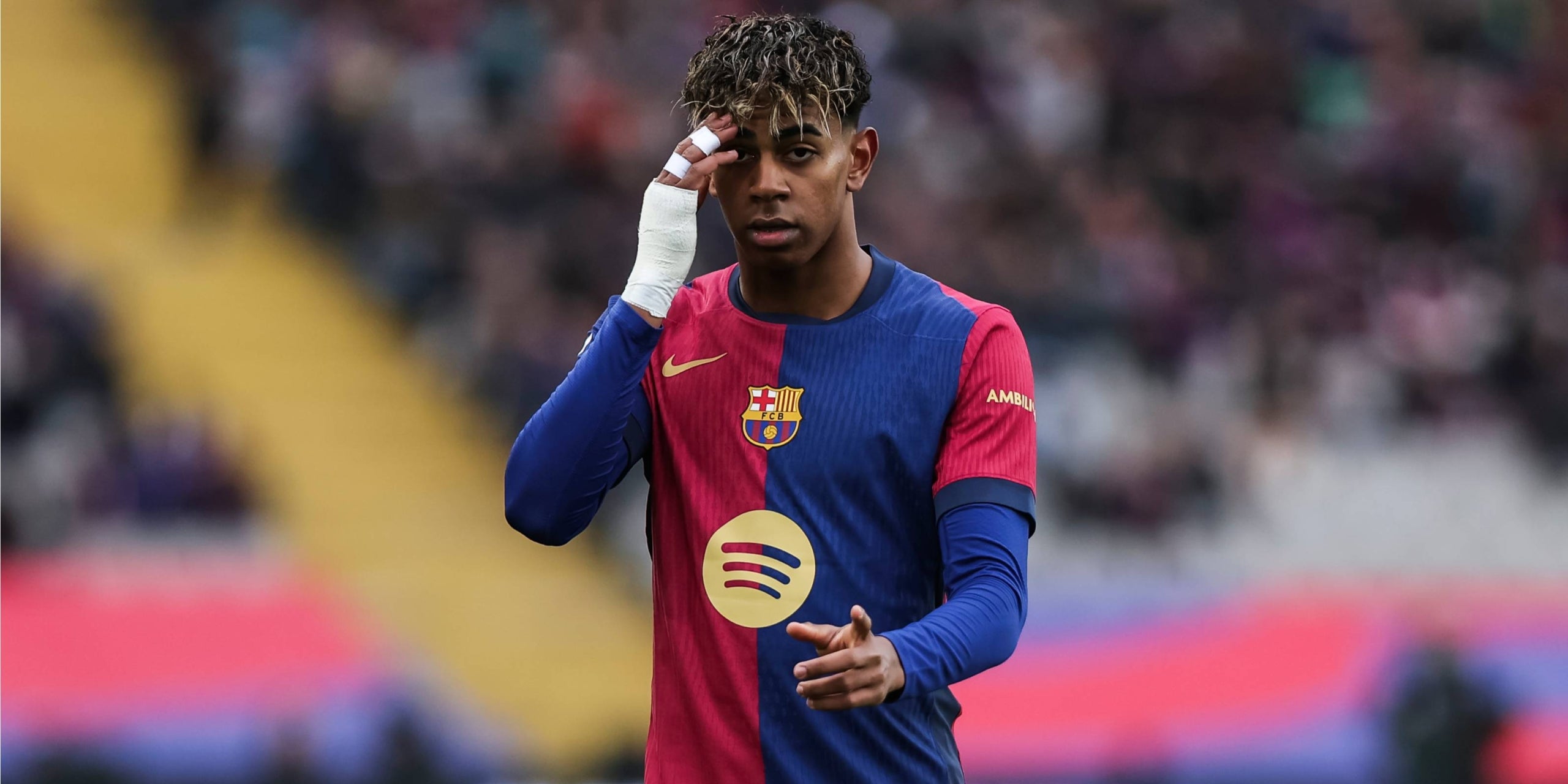 Lamine Yamal, durant un partit del Barça | Europa Press