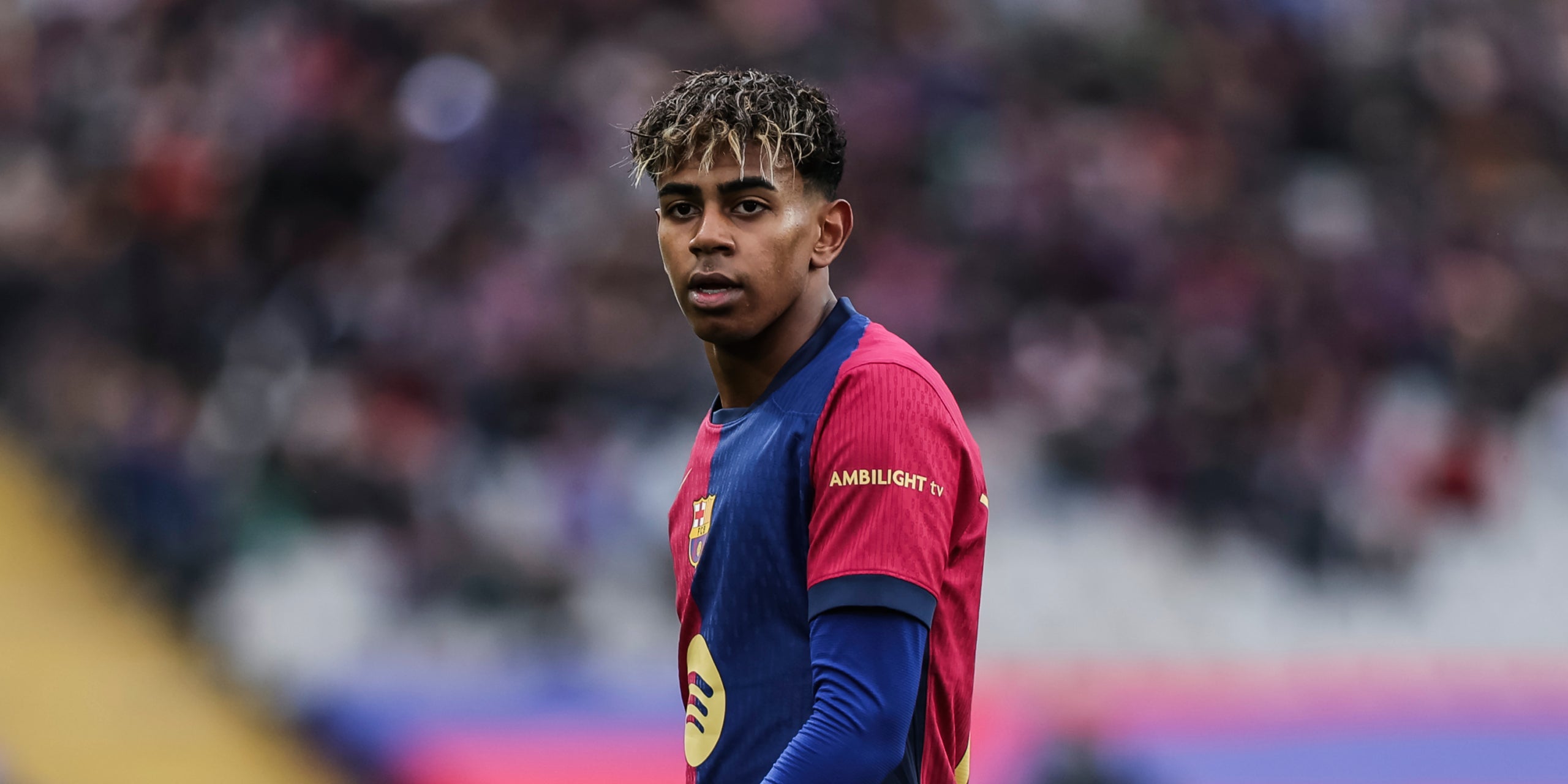 Lamine Yamal, durant un partit amb el Barça | Europa Press