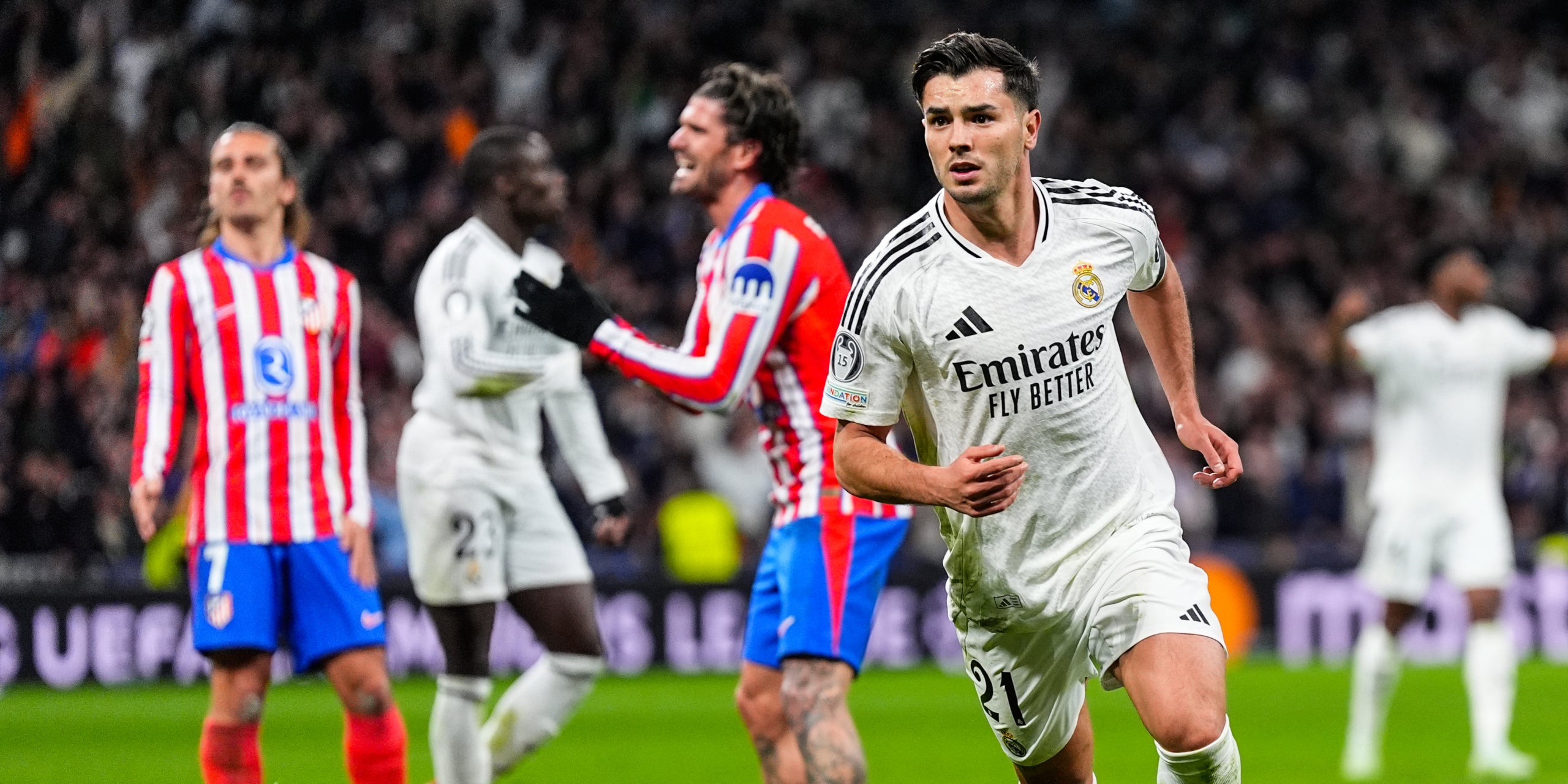 Brahim Díaz, celebrando su gol contra el Atlético de Madrid en los octavos de la Champions | Europa Press