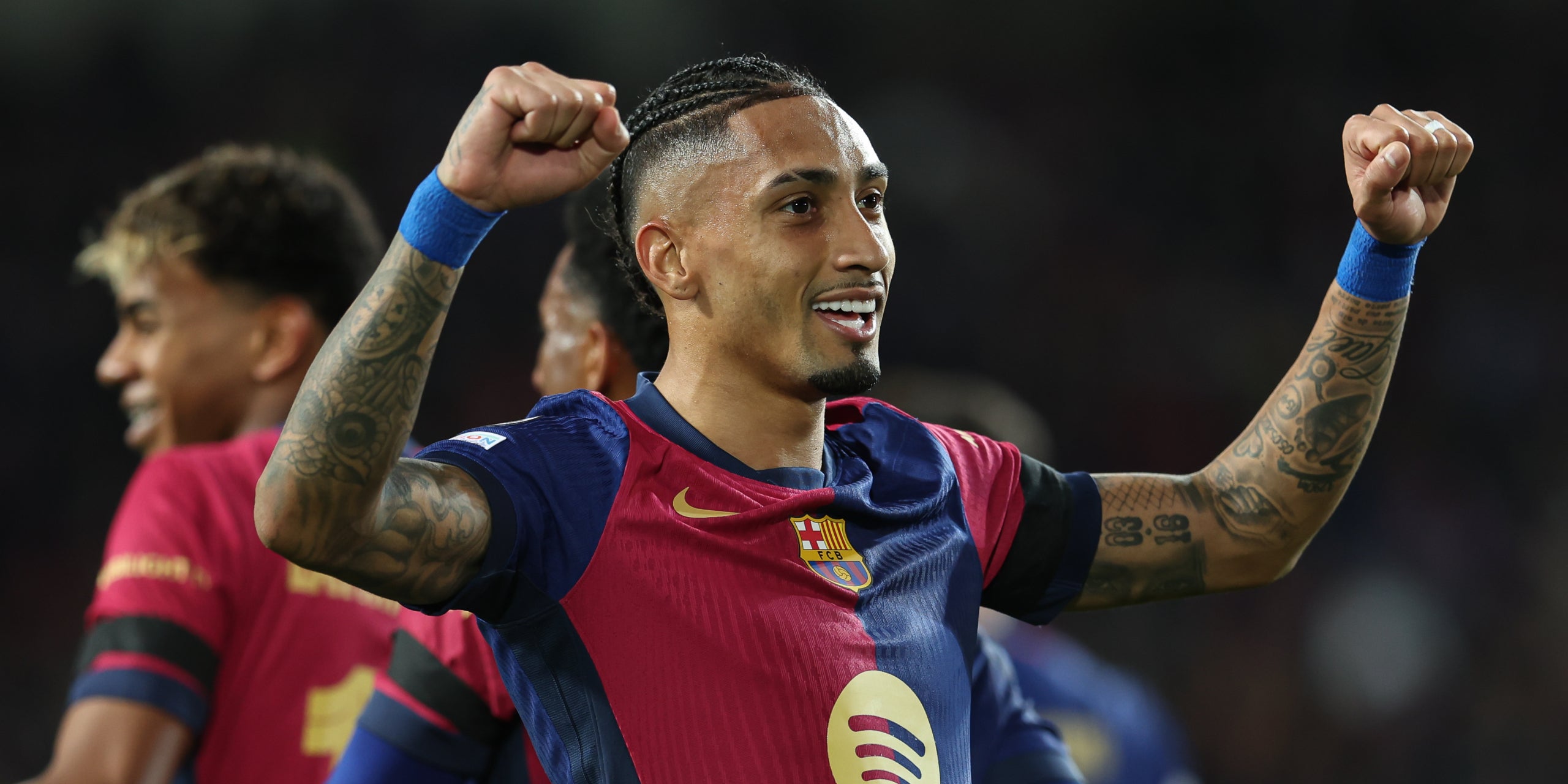 Raphinha, celebrando un gol con el Barça | Europa Press