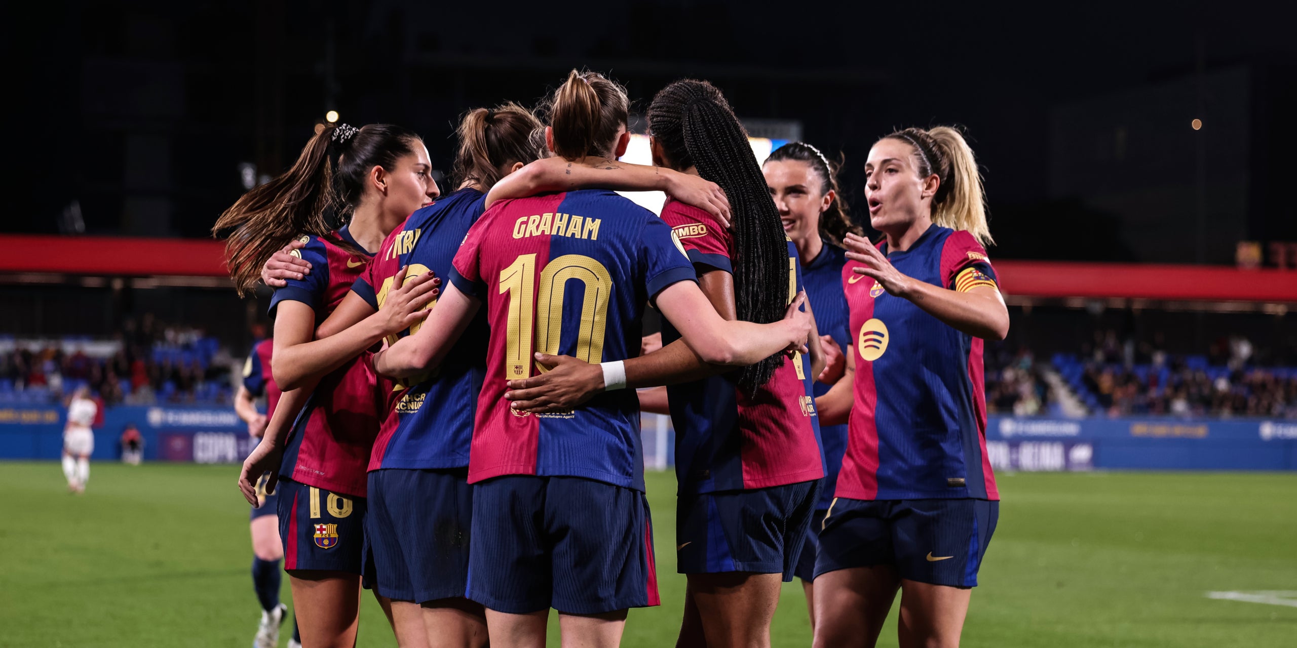 Les jugadores del Barça, celebrant un gol contra el Madrid a la tornada de les semifinals de Copa | Europa Press