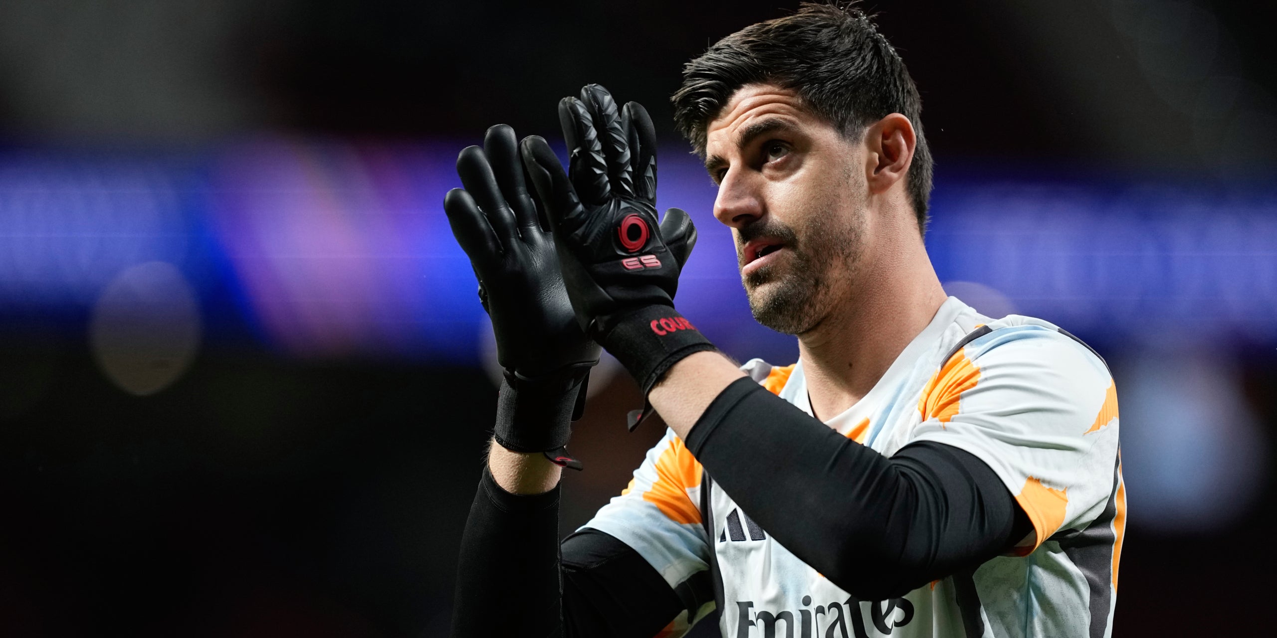 Thibaut Courtois, durant l'Atlètic-Madrid de Champions | Europa Press