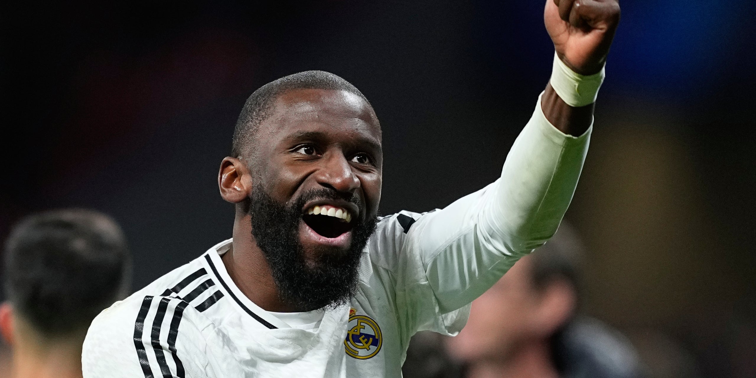 Antonio Rüdiger, durante la celebración de la eliminación del Atlético de Madrid de la Champions | Europa Press