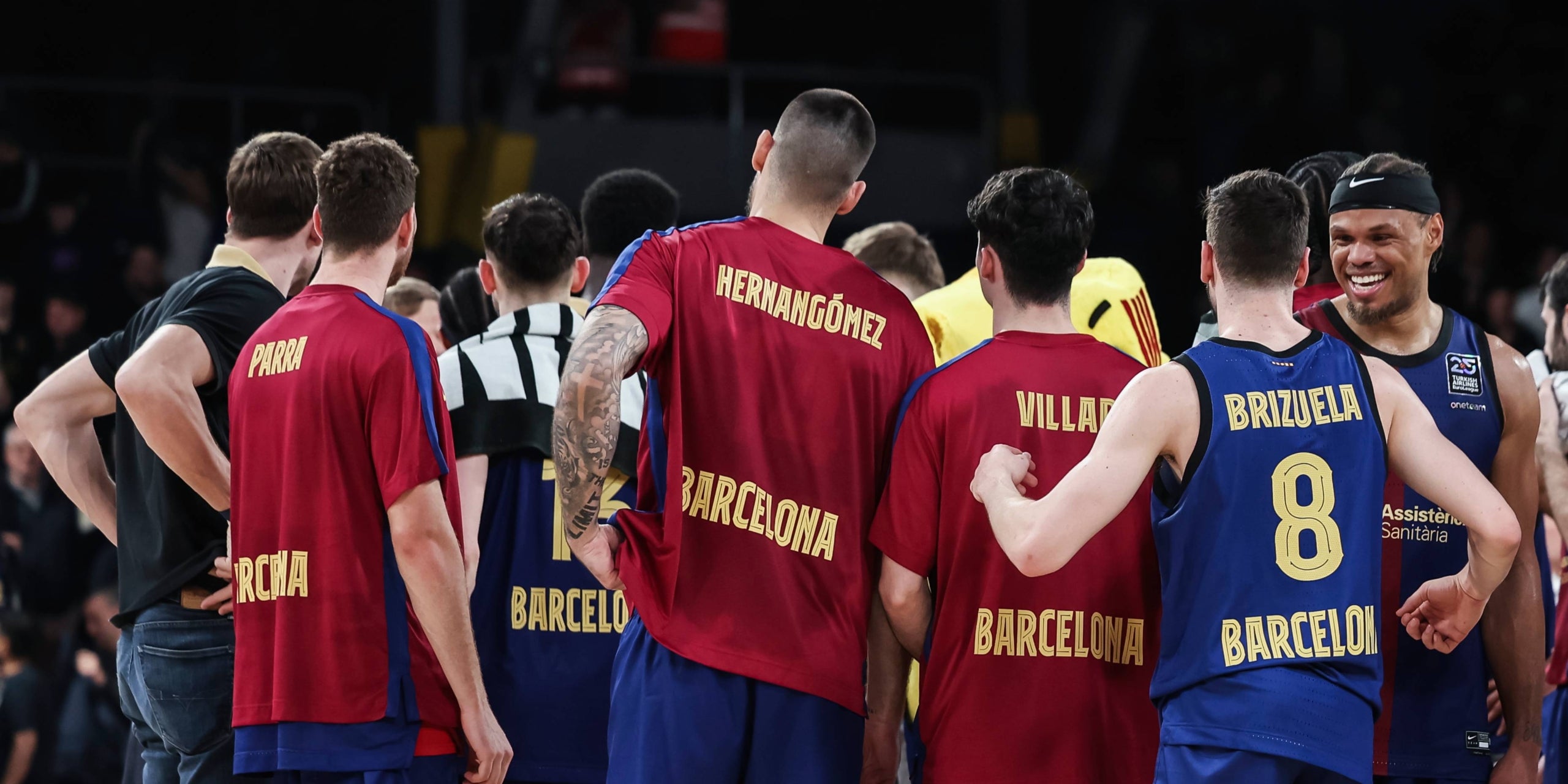 Els jugadors del Barça després del partit d'Eurolliga contra Zalgiris | FC Barcelona