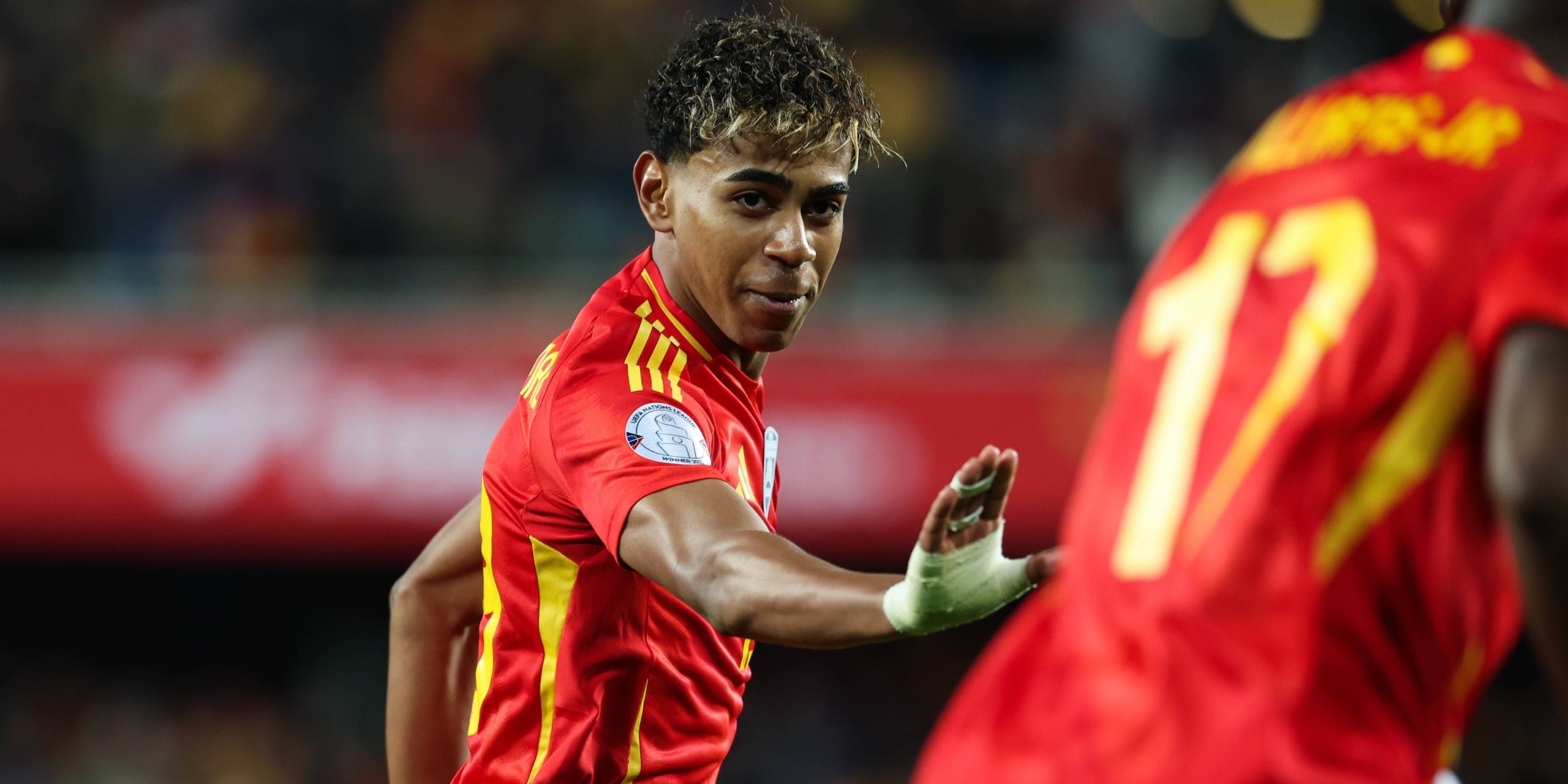 Lamine Yamal celebra el seu gol contra Països Baixos | Europa Press