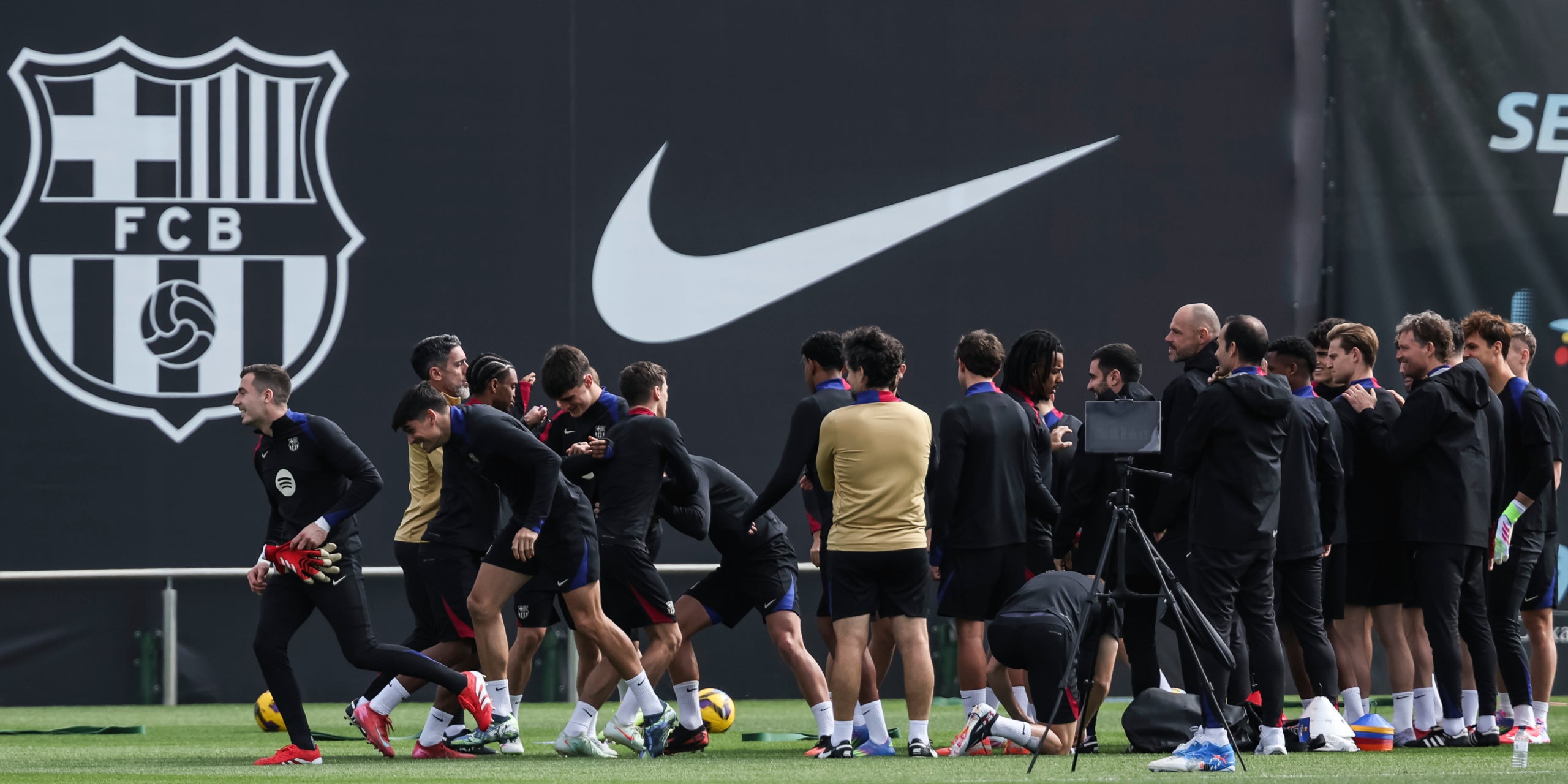 Els jugadors del Barça, preparant el partit contra l'Osasuna | Europa Press